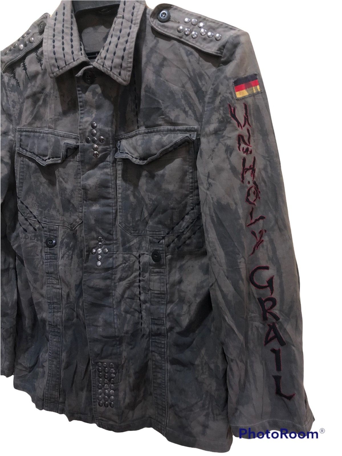 Vintage Vintage Germany Military uniform custom made Skulls/punk Size US M / EU 48-50 / 2 - 4 Thumbnail