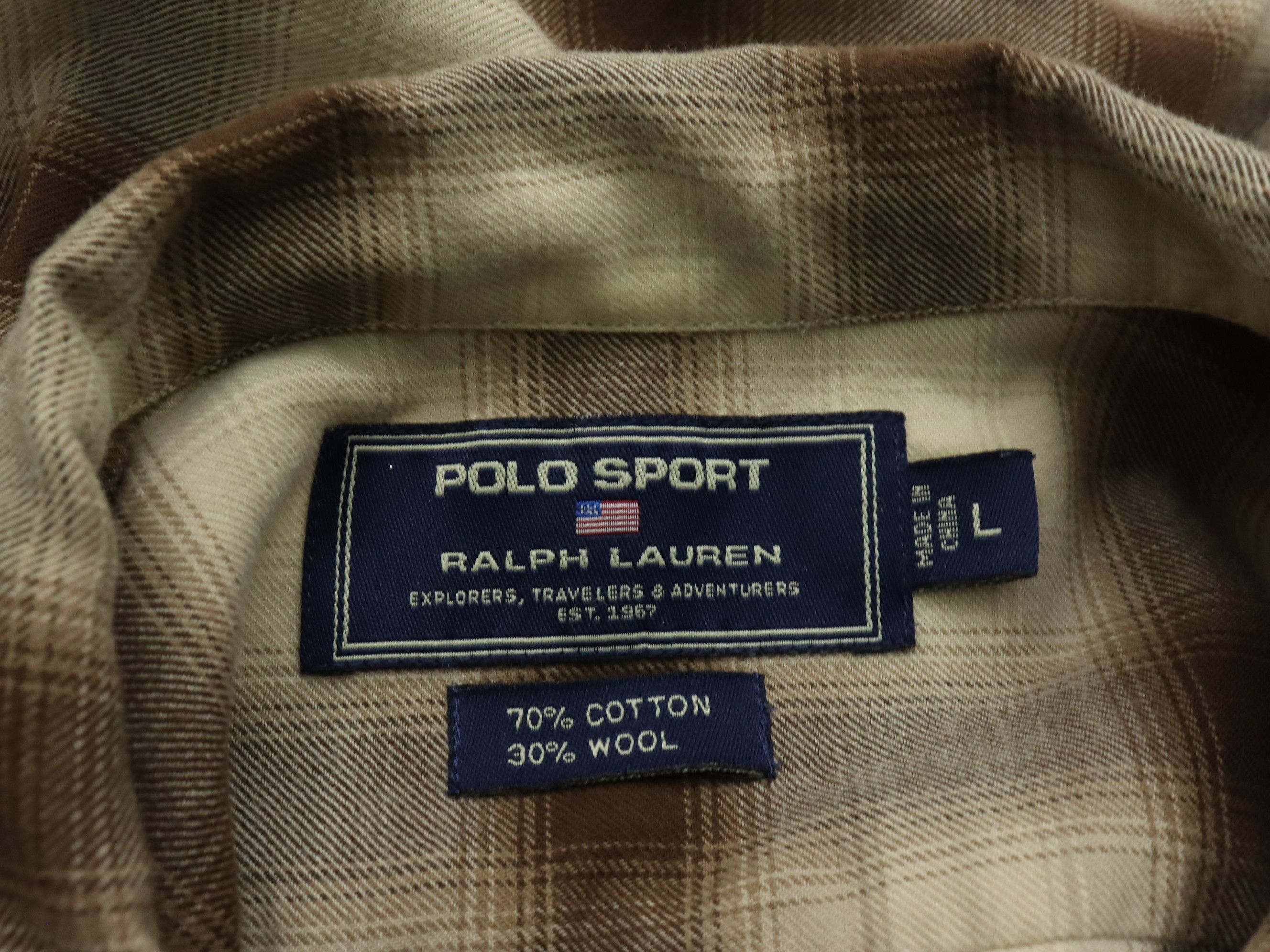 Polo Ralph Lauren Polo Sport RL Shadow Plaid Rockabilly Longsleeve Shirt Size US L / EU 52-54 / 3 - 10 Thumbnail