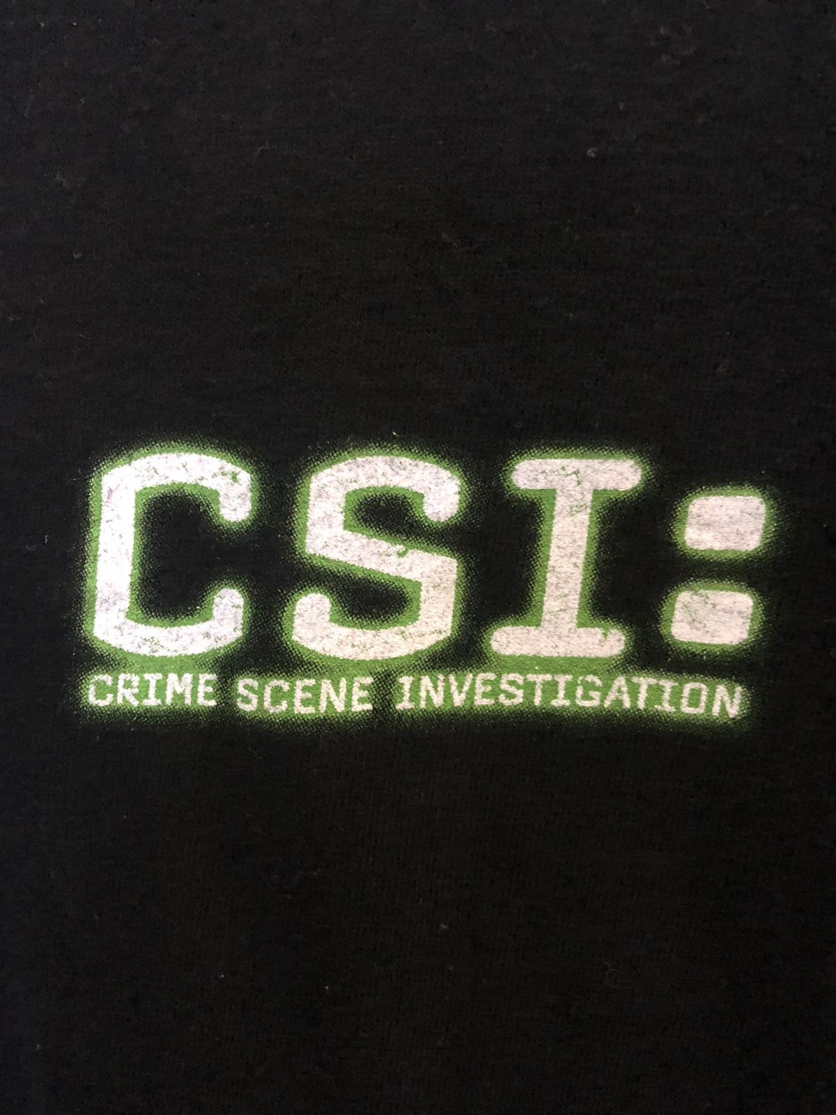 Expert Horror × Vintage Vintage 2001 C.S.I Crime Scene Investigation rare print Size US XL / EU 56 / 4 - 6 Thumbnail