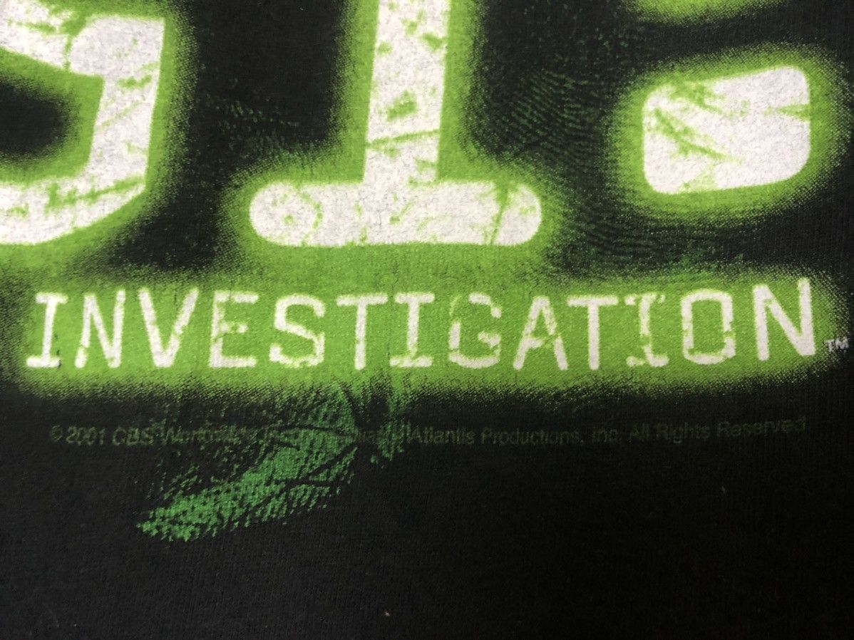 Expert Horror × Vintage Vintage 2001 C.S.I Crime Scene Investigation rare print Size US XL / EU 56 / 4 - 3 Thumbnail