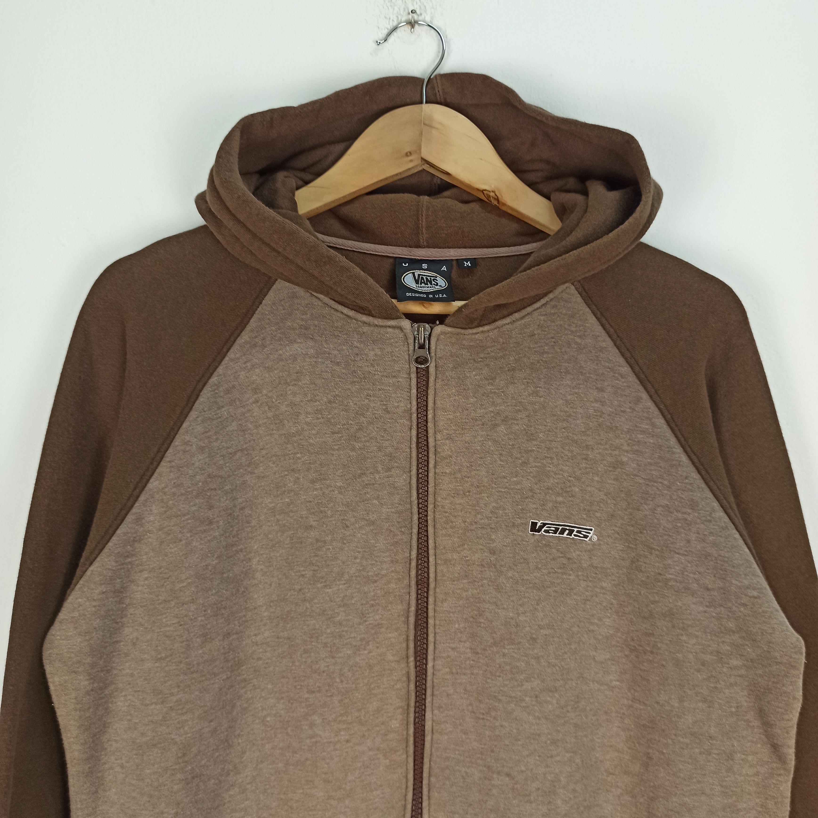 Vans Vintage Vans Designed in USA Streetwear Hoodie Sun Faded Size US M / EU 48-50 / 2 - 2 Thumbnail