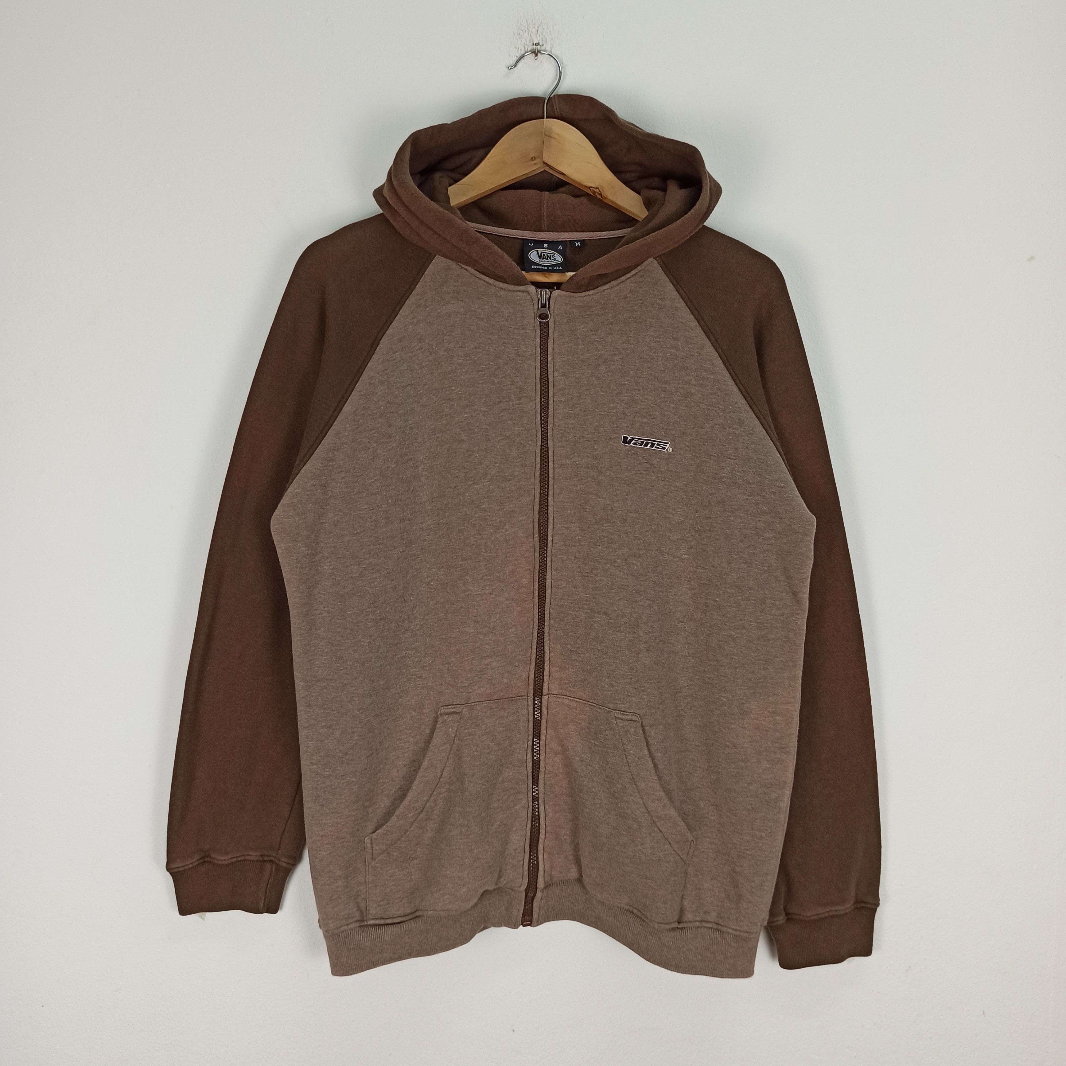 Vans Vintage Vans Designed in USA Streetwear Hoodie Sun Faded Size US M / EU 48-50 / 2 - 1 Thumbnail