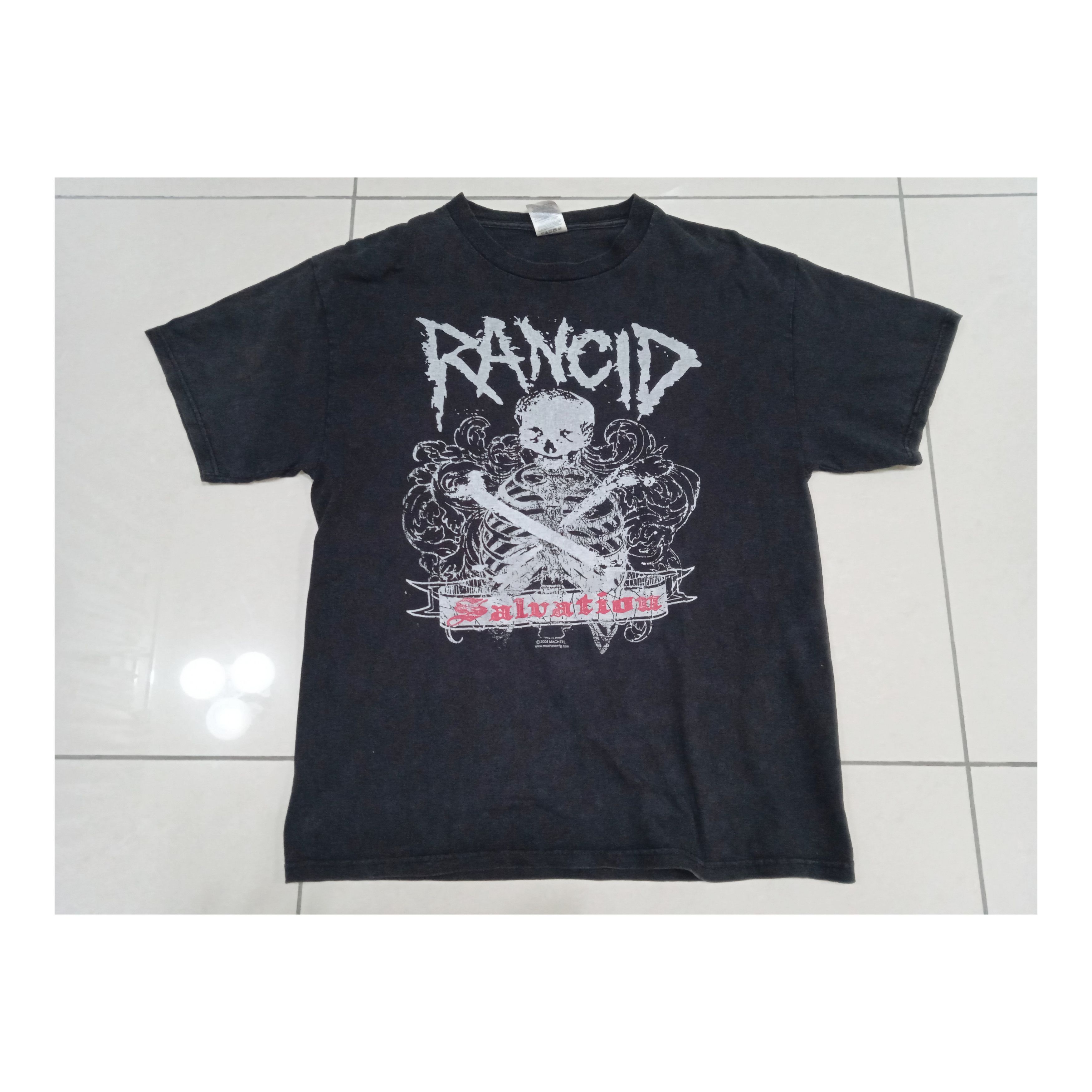 Band Tees Vintage 00s Rancid Salvation 2005 Machete T-Shirt Punk Size US L / EU 52-54 / 3 - 1 Thumbnail
