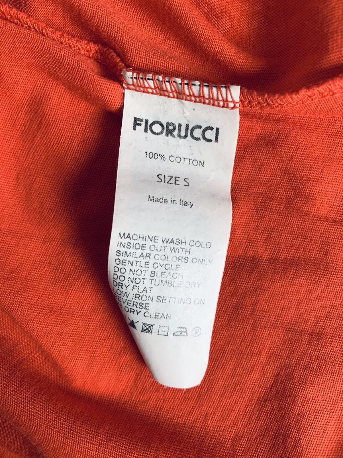 Fiorucci Fiorucci Big Logo Coral T-Shirt Tee Size US S / EU 44-46 / 1 - 11 Thumbnail
