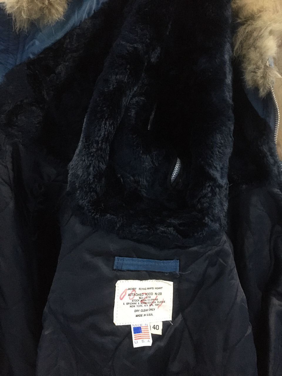IDEA N-2B Short Waisted Flight Faux Fur Quilted Jackets Size US XXS / EU 40 - 12 Thumbnail