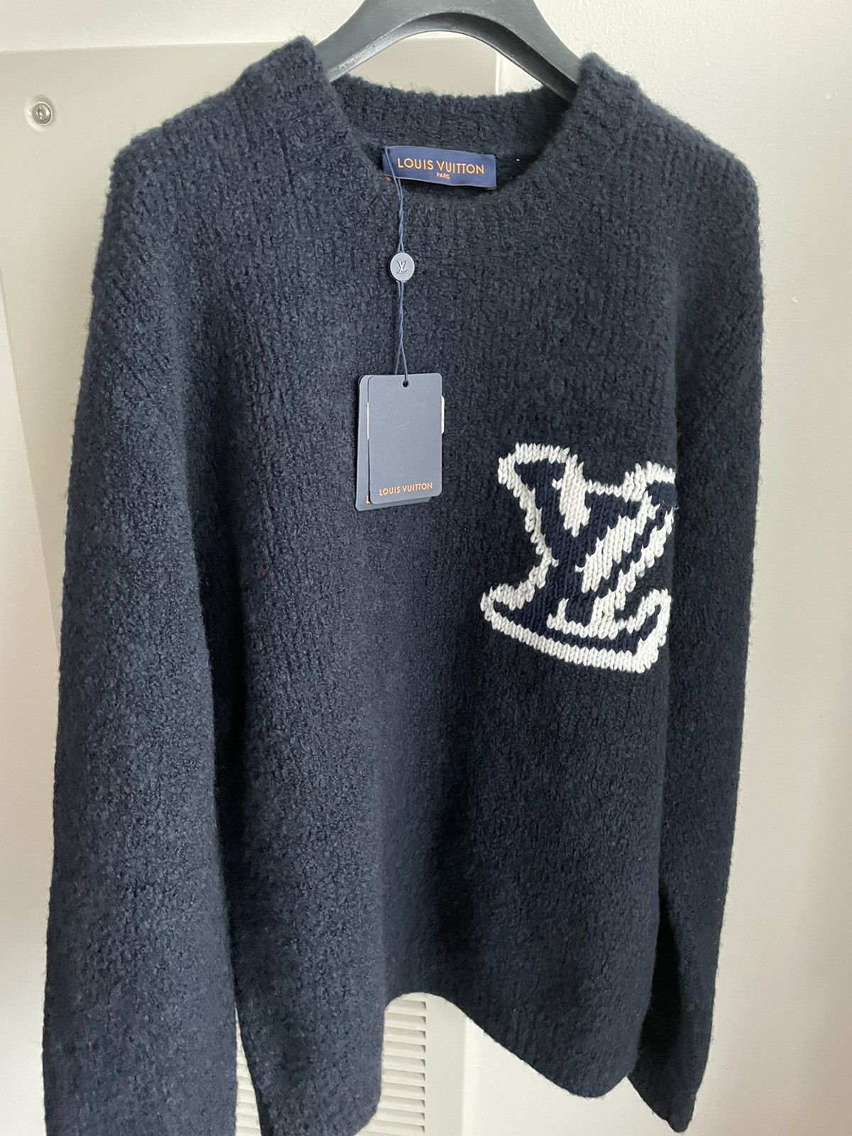 Louis Vuitton Rare Brand New Super Runway Limited Edition Intarsia Sweater Size US XL / EU 56 / 4 - 22 Thumbnail