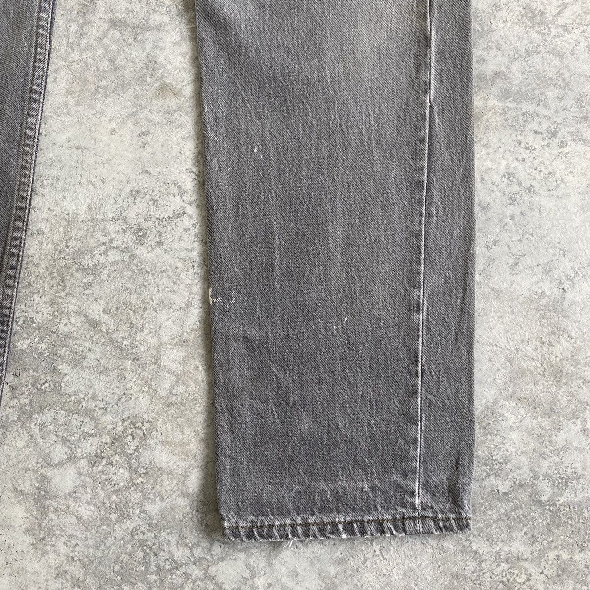 Levi's Size 33x32.5 VTG 90’s Levi's 501 Ash Gray Button Fly Jeans Size US 33 - 5 Thumbnail