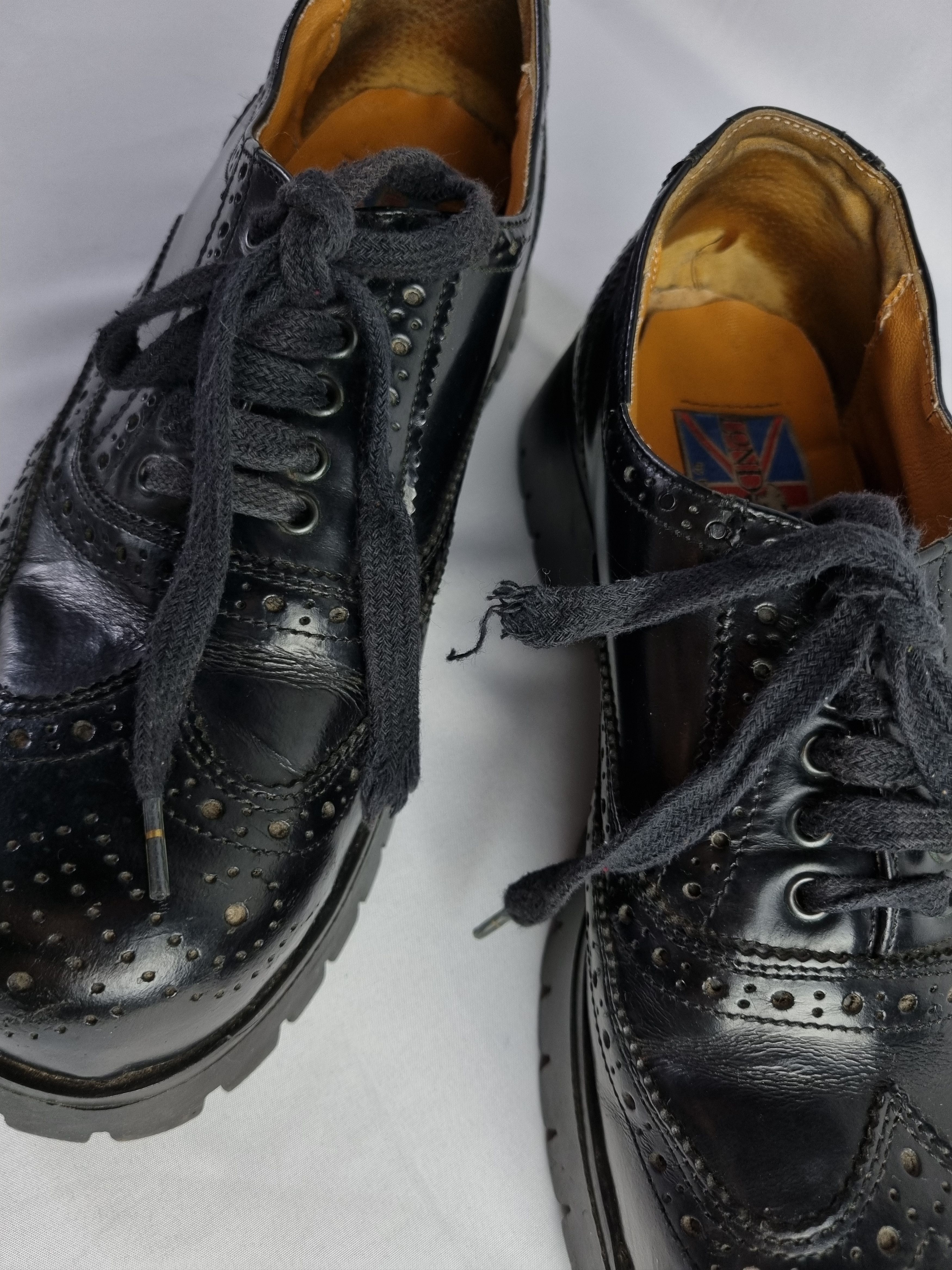 Genuine Leather × Japanese Brand Undercover Style Rare Leather Beautiful Punk Shoes Size US 9 / EU 42 - 11 Thumbnail