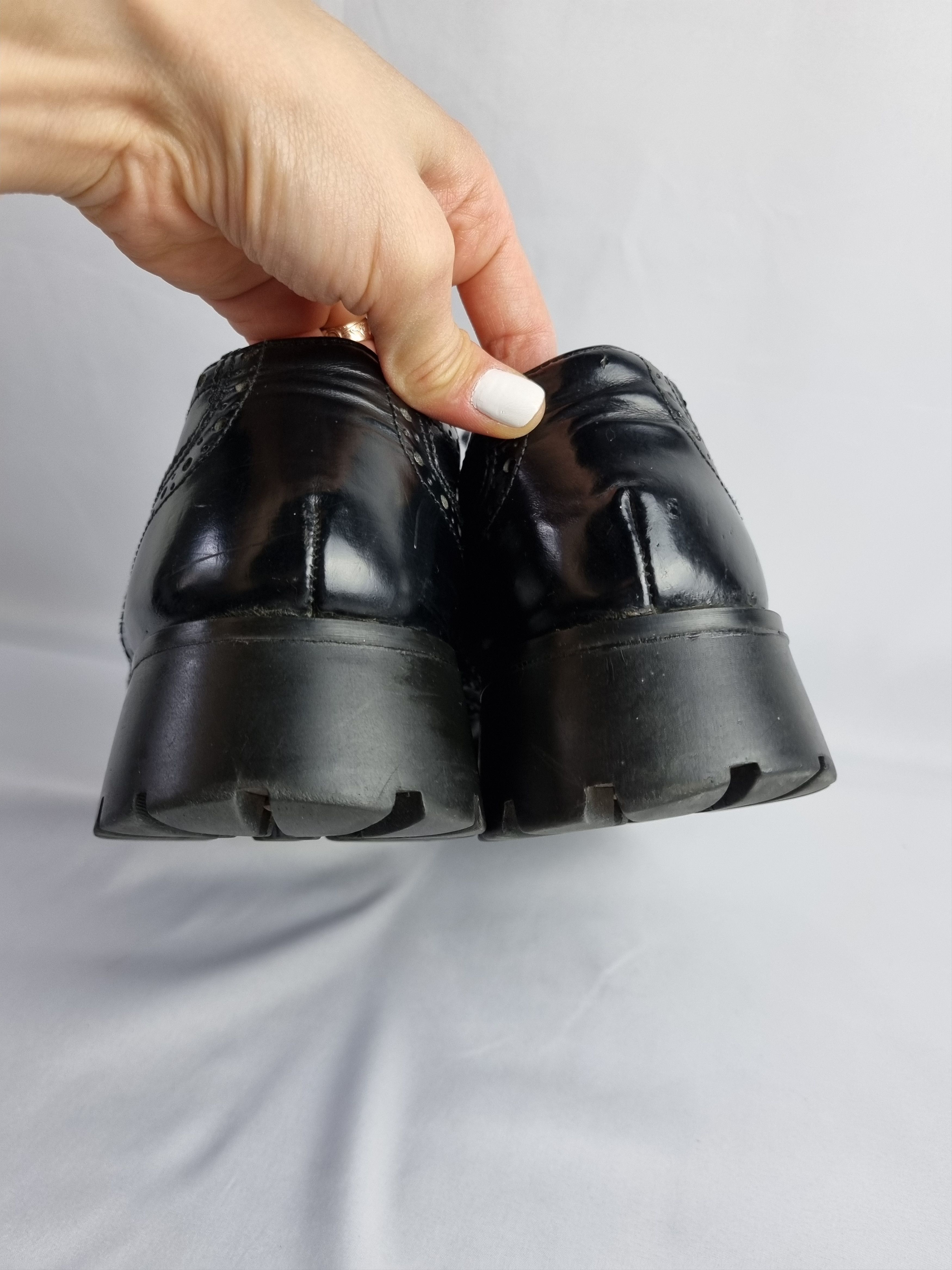 Genuine Leather × Japanese Brand Undercover Style Rare Leather Beautiful Punk Shoes Size US 9 / EU 42 - 9 Thumbnail