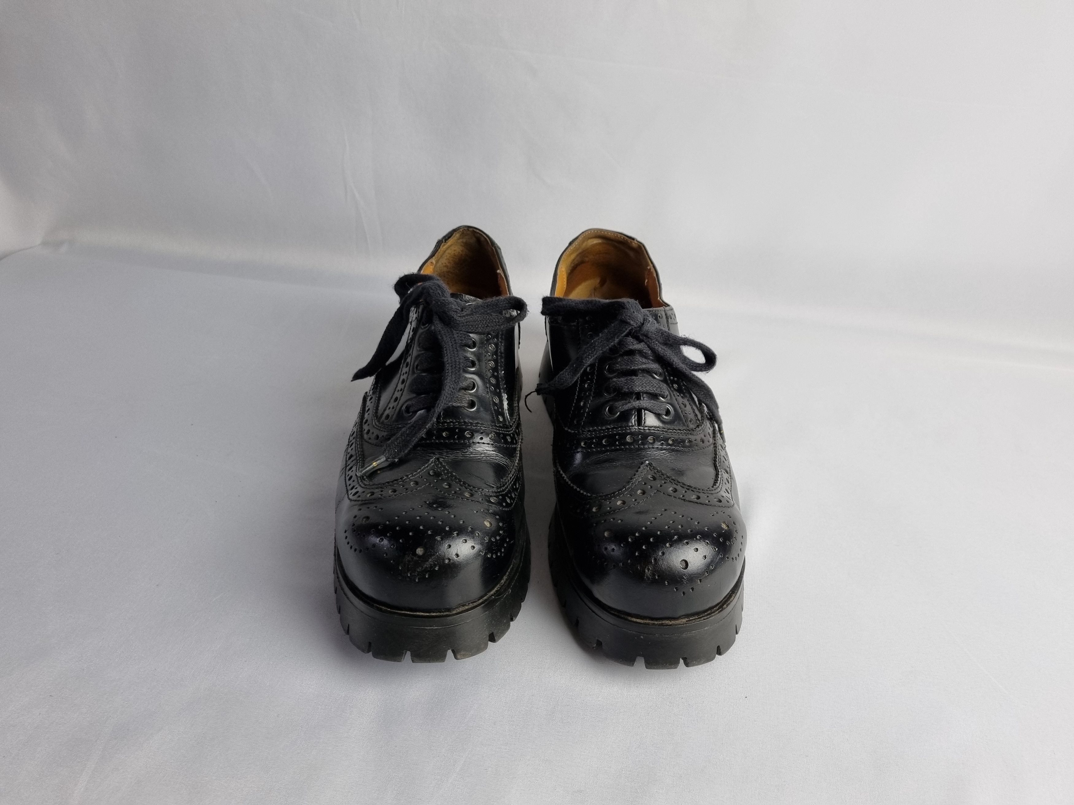 Genuine Leather × Japanese Brand Undercover Style Rare Leather Beautiful Punk Shoes Size US 9 / EU 42 - 5 Thumbnail