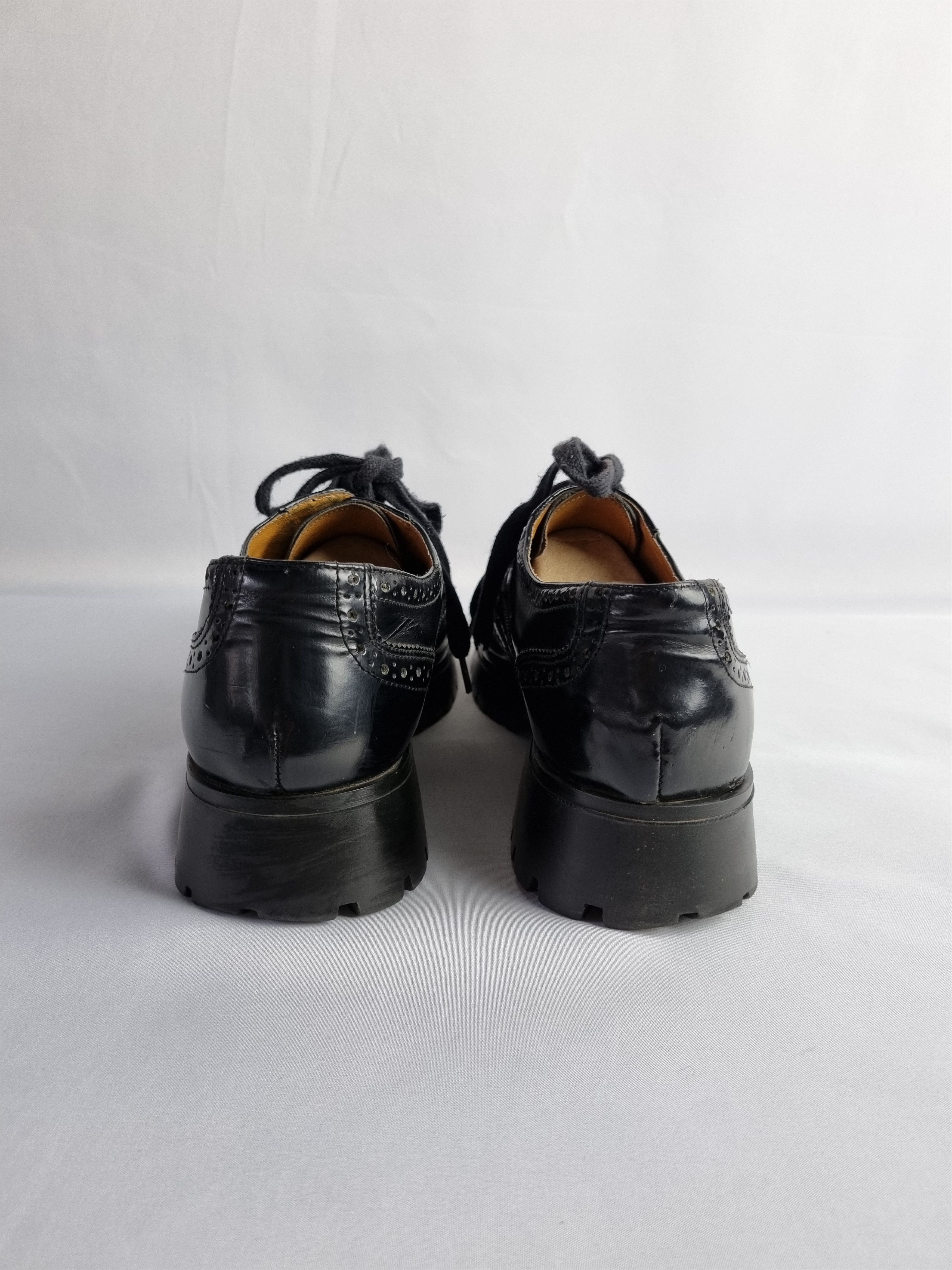 Genuine Leather × Japanese Brand Undercover Style Rare Leather Beautiful Punk Shoes Size US 9 / EU 42 - 8 Thumbnail