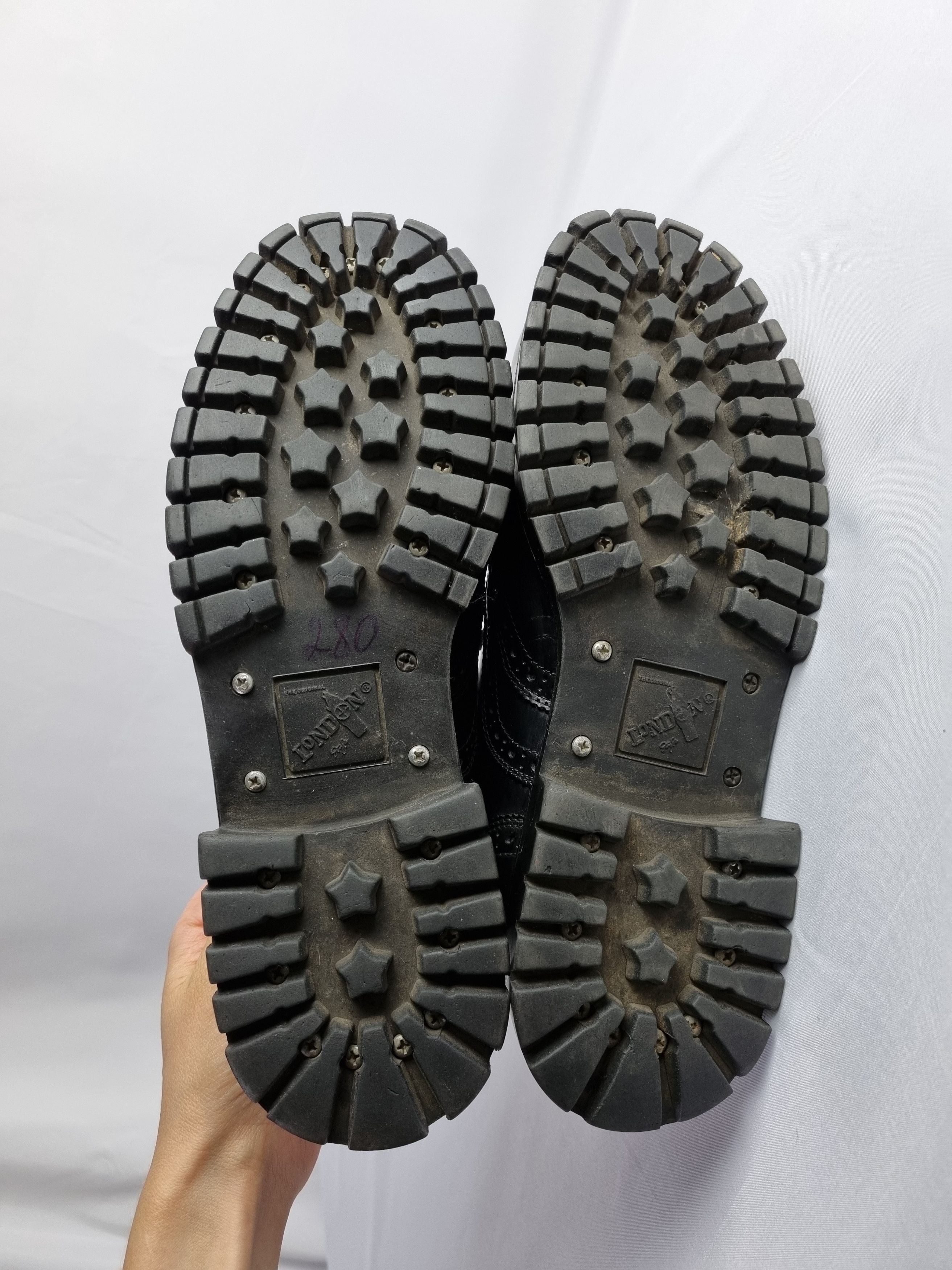 Genuine Leather × Japanese Brand Undercover Style Rare Leather Beautiful Punk Shoes Size US 9 / EU 42 - 7 Thumbnail