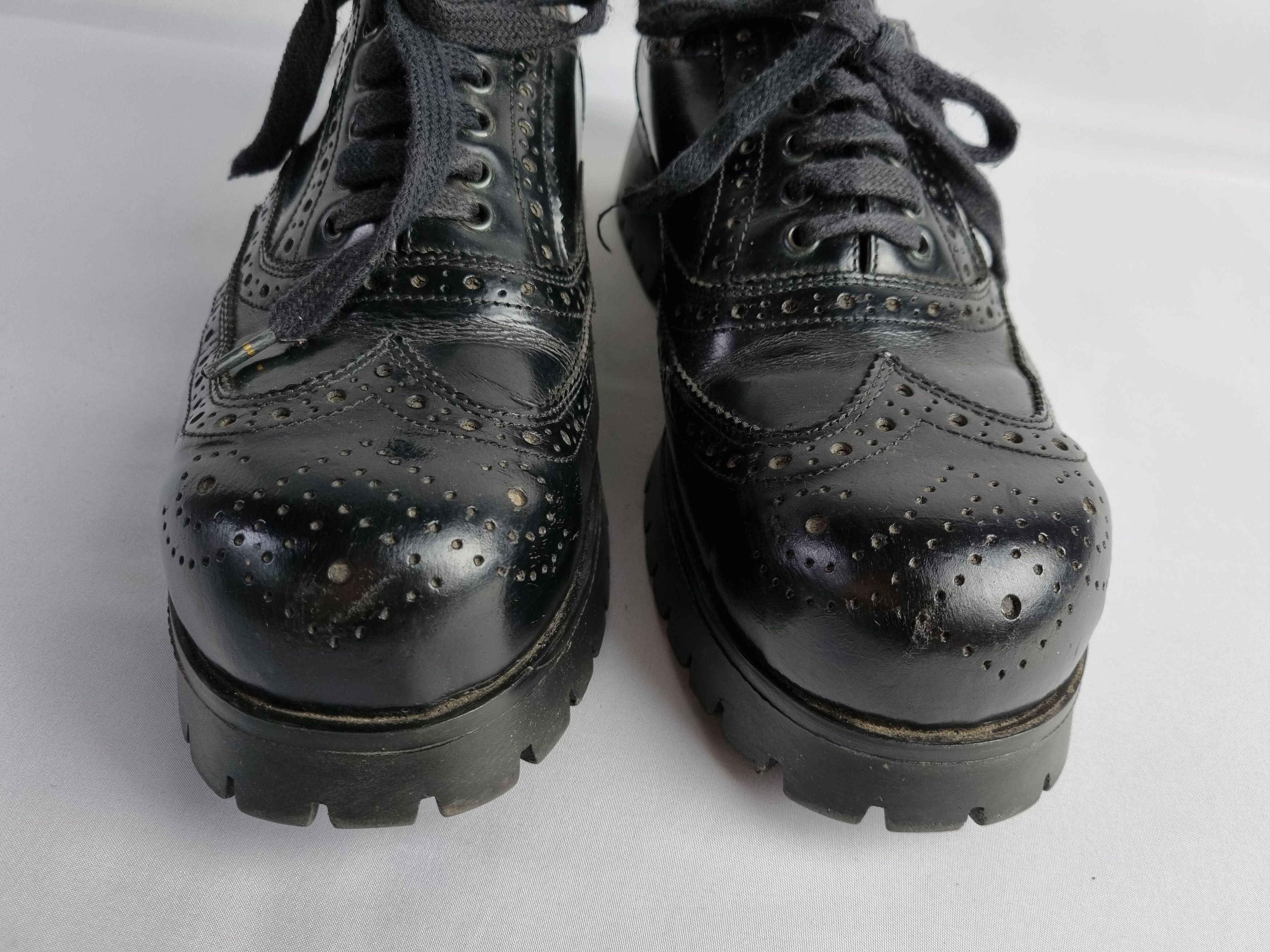 Genuine Leather × Japanese Brand Undercover Style Rare Leather Beautiful Punk Shoes Size US 9 / EU 42 - 10 Thumbnail