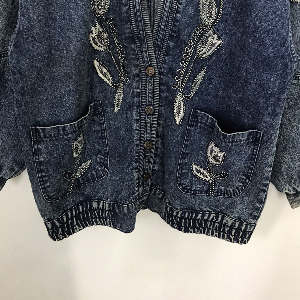 Japanese Brand Jeans Bora Flower embroidery Cardigan Inspired Kapital Size US L / EU 52-54 / 3 - 4 Thumbnail
