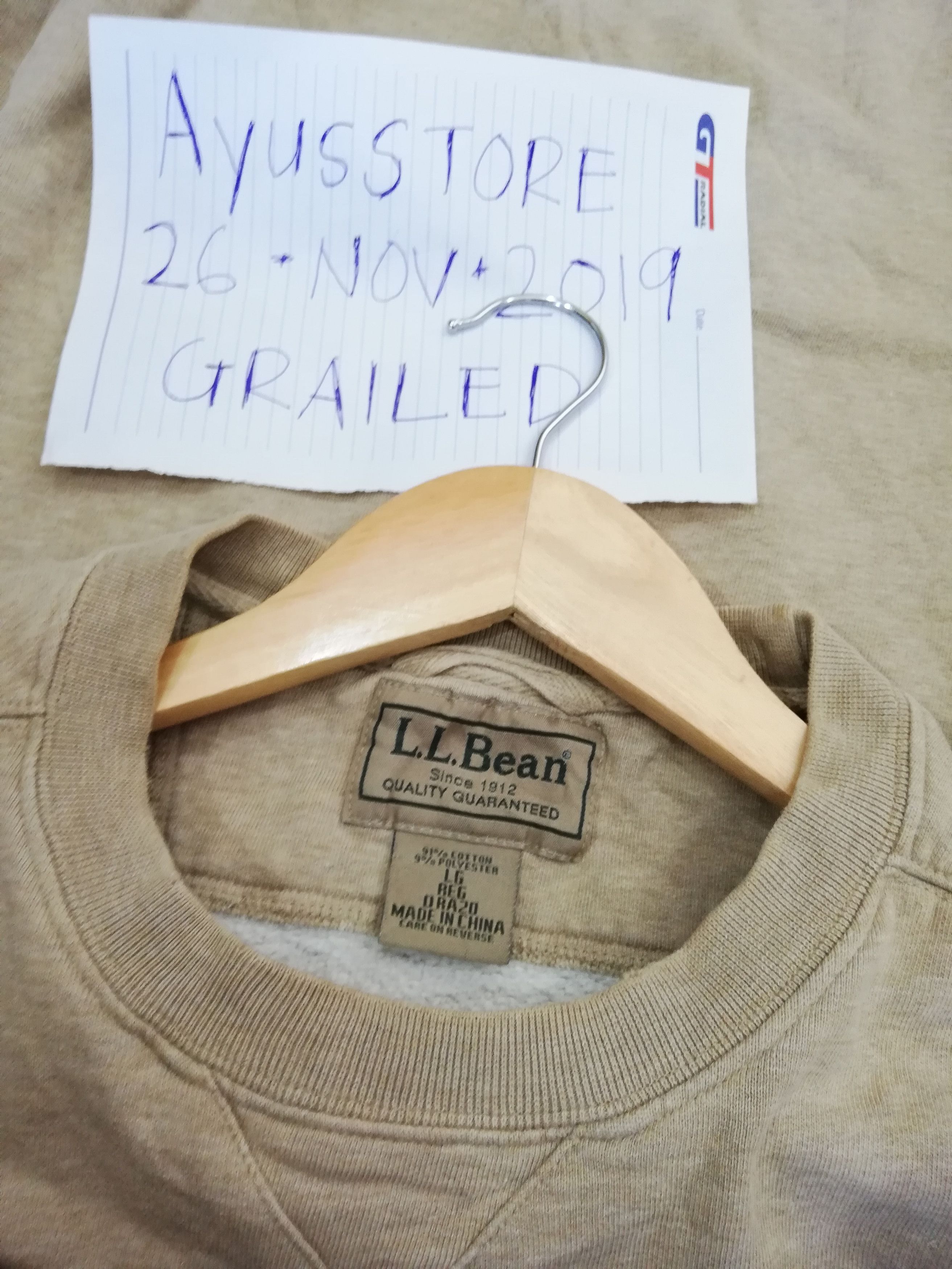L.L. Bean × Vintage Vintage L.L.Bean Embroidered Sweatshirt Size US L / EU 52-54 / 3 - 4 Thumbnail