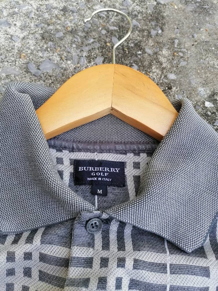 Burberry Burberry Golf Nova Check Polo Shirt Size US L / EU 52-54 / 3 - 3 Thumbnail