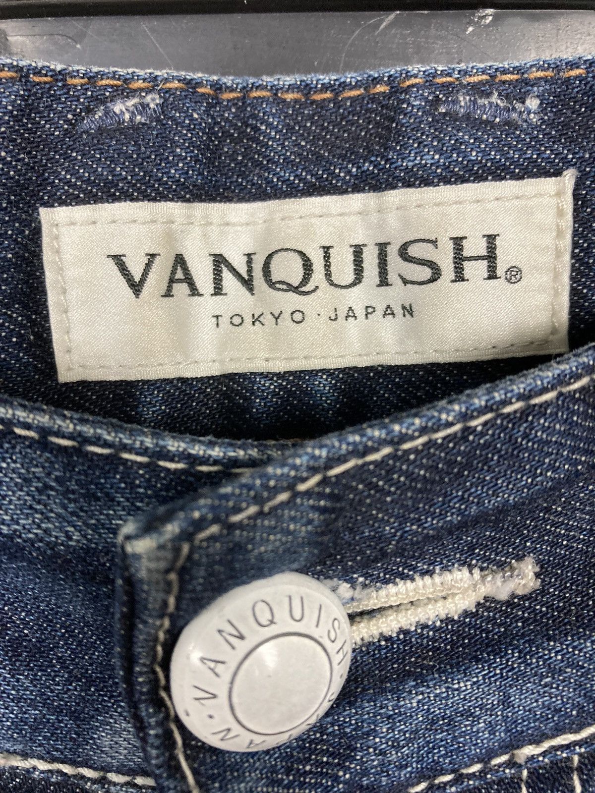 20471120 × Vanquish Vanquish Distressed Skinny Denim Jeans Size US 32 / EU 48 - 7 Thumbnail