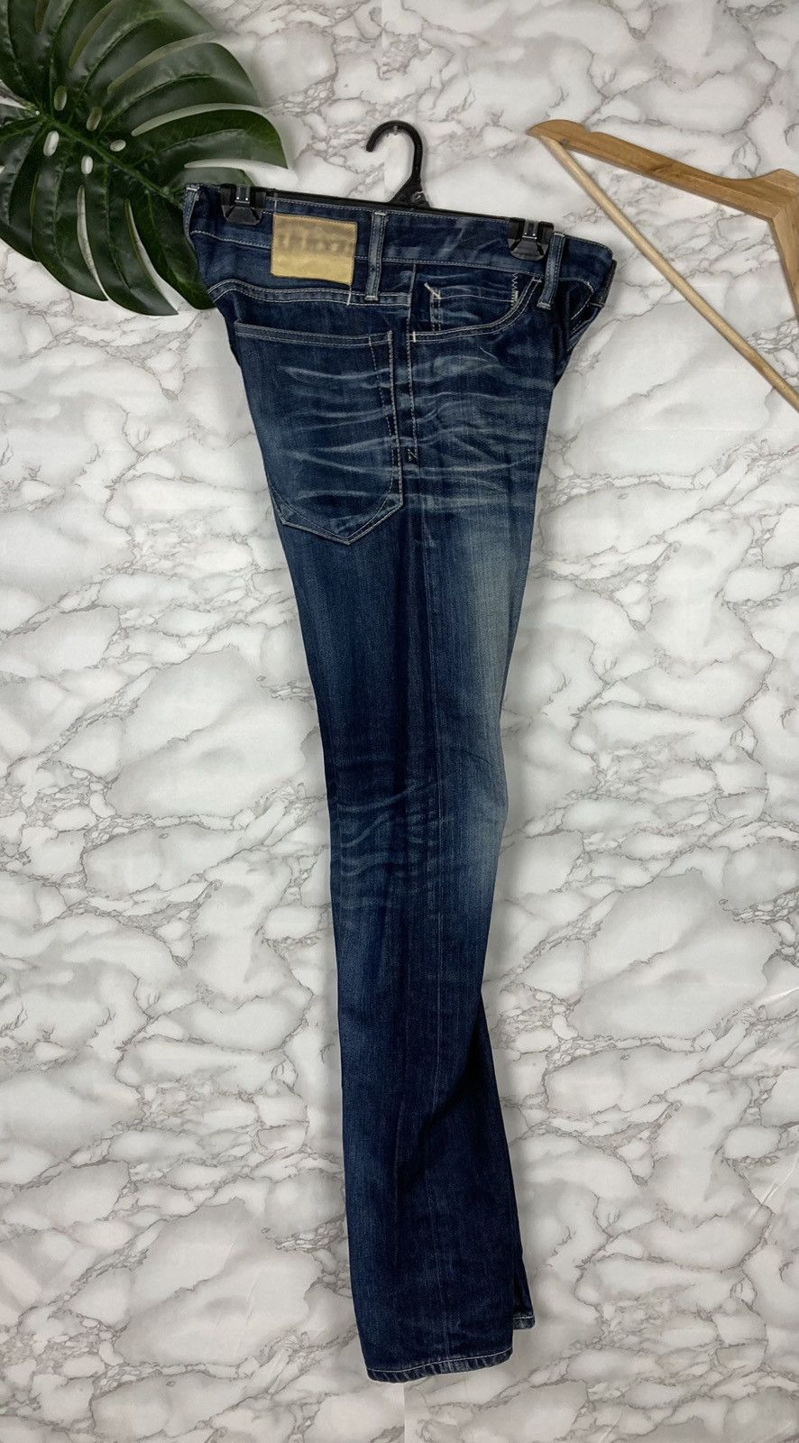 20471120 × Vanquish Vanquish Distressed Skinny Denim Jeans Size US 32 / EU 48 - 3 Thumbnail