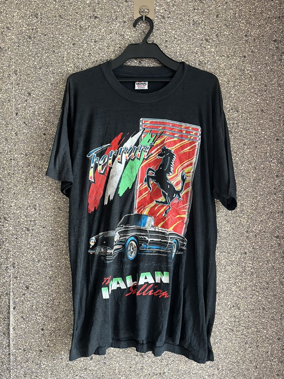 Vintage Ferrari ft80 Size US XL / EU 56 / 4 - 1 Thumbnail