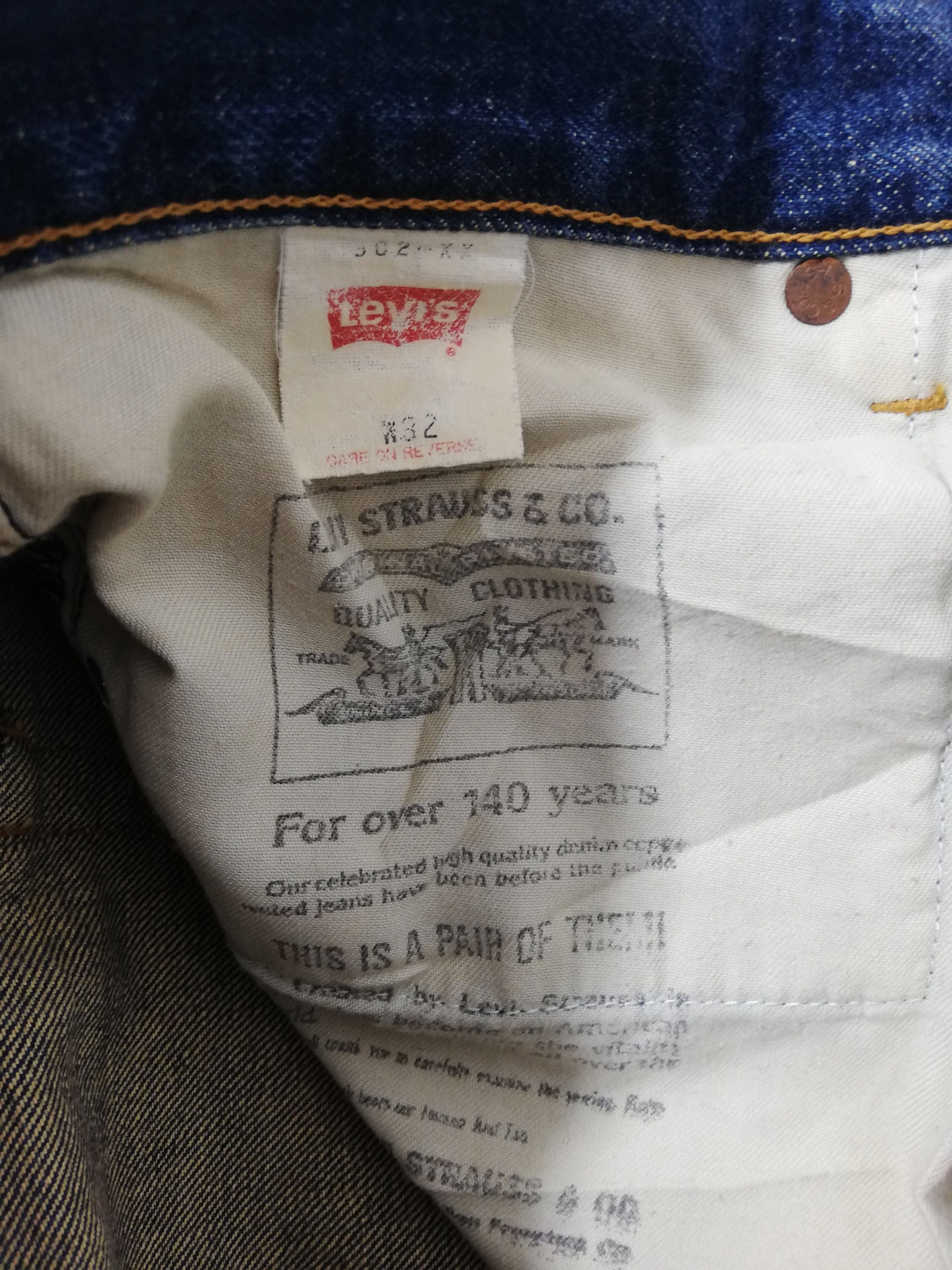 Levi's × Levi's Vintage Clothing Vintage LEvi's 502 Selvedge Denim Jeans Size US 32 / EU 48 - 9 Thumbnail
