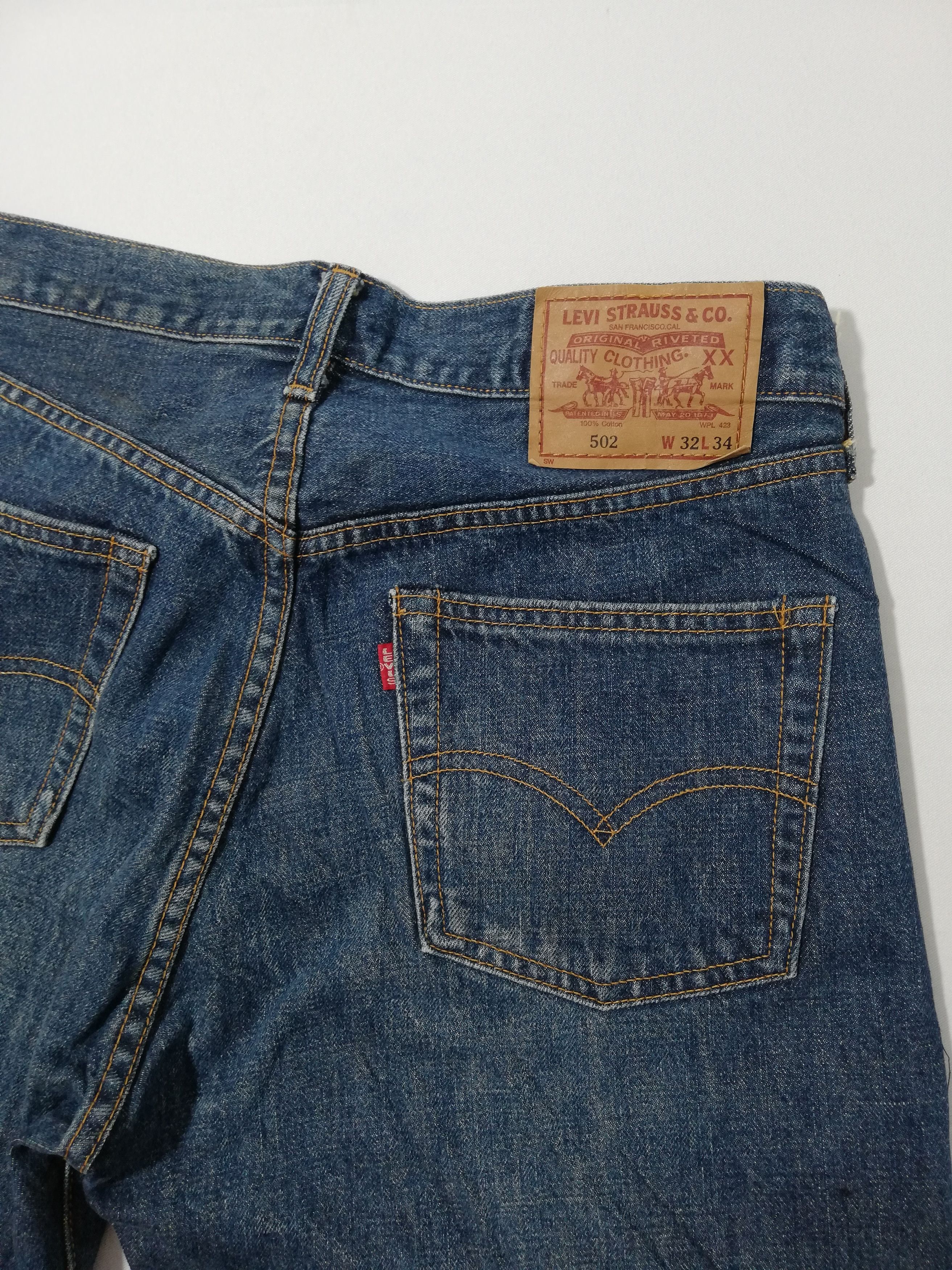 Levi's × Levi's Vintage Clothing Vintage LEvi's 502 Selvedge Denim Jeans Size US 32 / EU 48 - 3 Thumbnail