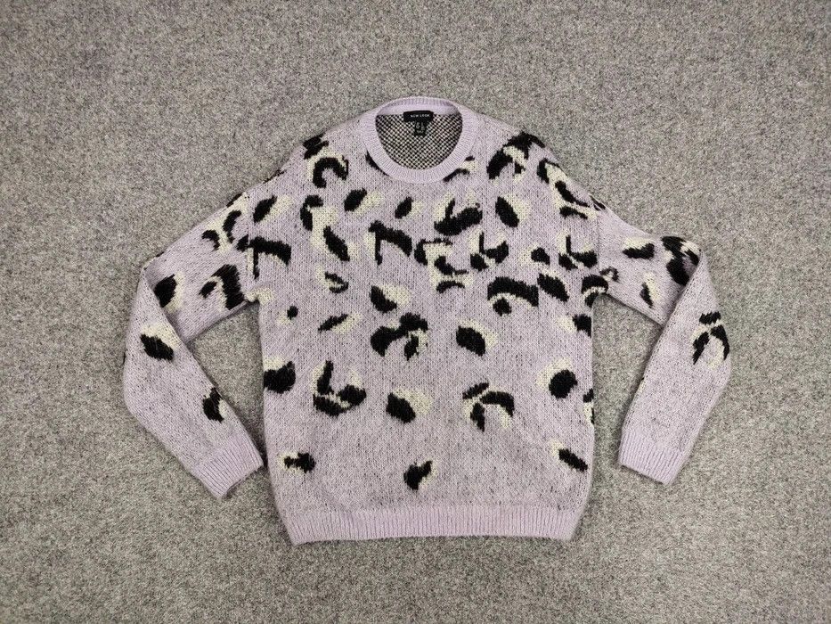 Japanese Brand Vintage 90s Japanese Sweaters Knitwear crew chak leopard Size US S / EU 44-46 / 1 - 6 Thumbnail