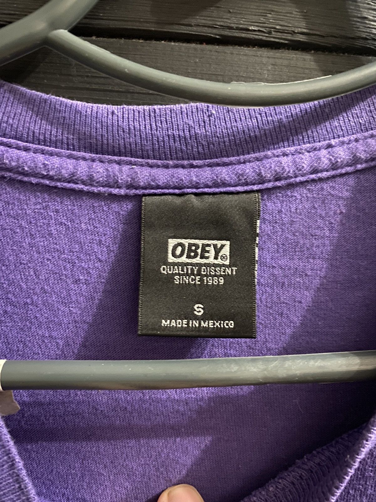 Obey Rare T-shirt Obey Centr Logo Size US S / EU 44-46 / 1 - 5 Thumbnail