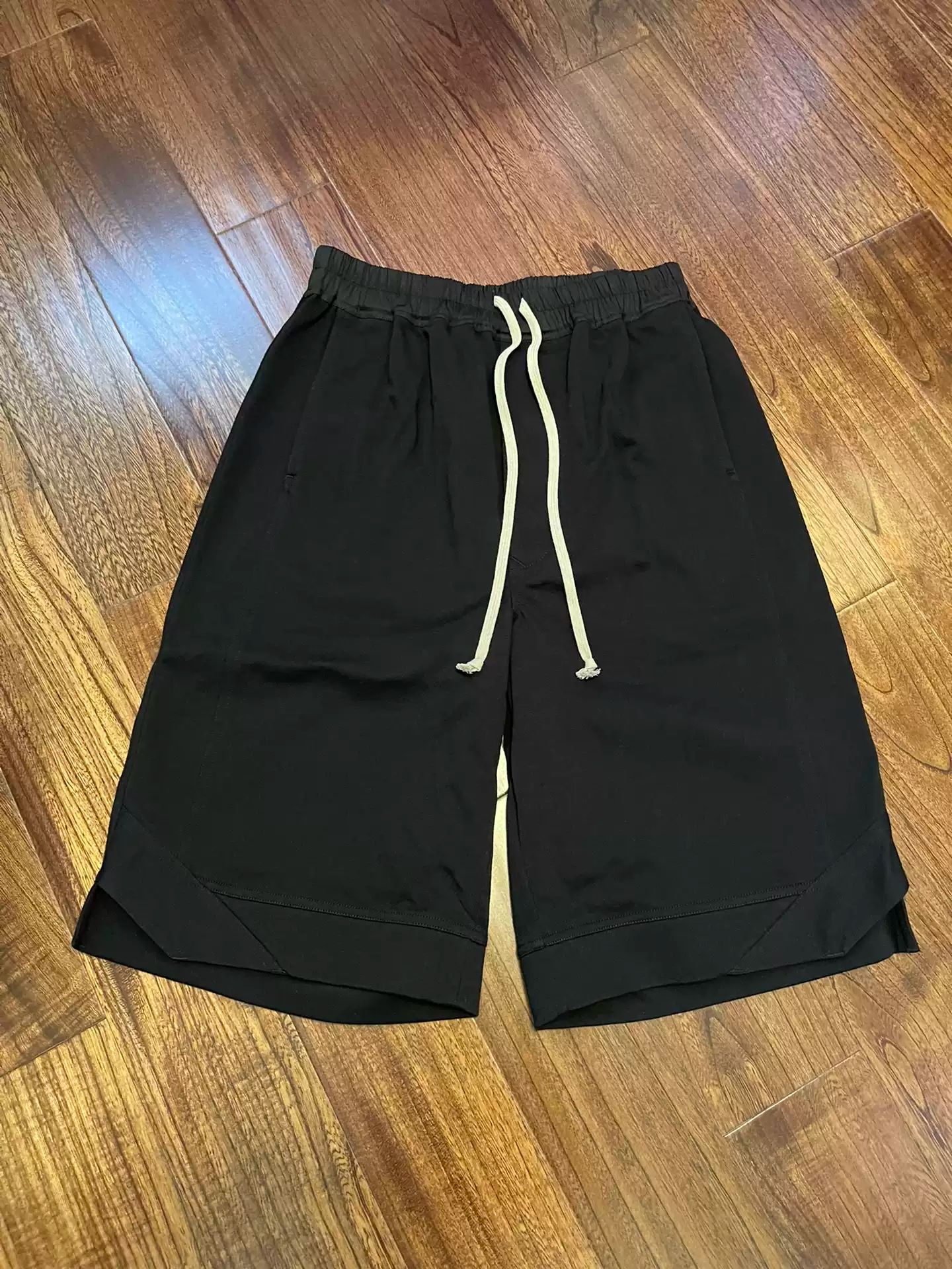 Pre-owned Rick Owens Black Men's Shorts (size 32) In Multicolor