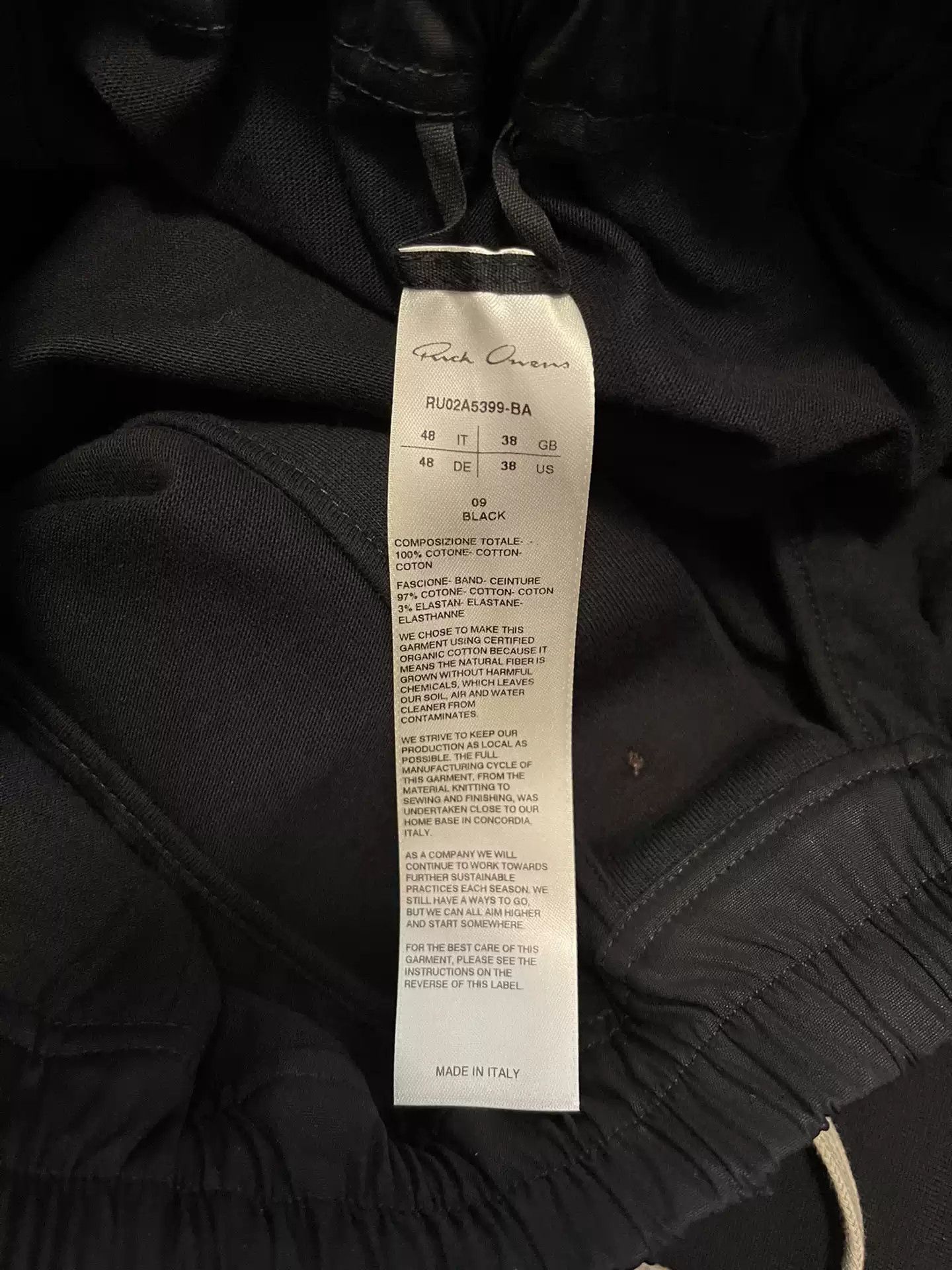 Rick Owens Rick Owens black men's shorts Size US 32 / EU 48 - 3 Thumbnail