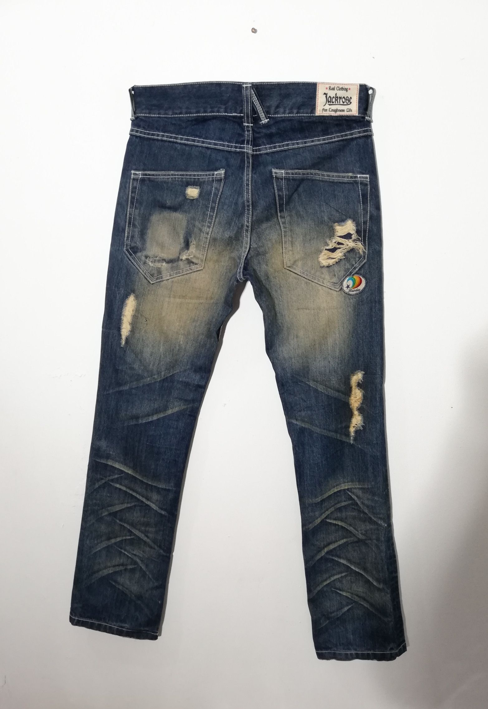 JACKROSE Jack Rose Distressed Denim Size US 32 / EU 48 - 3 Thumbnail