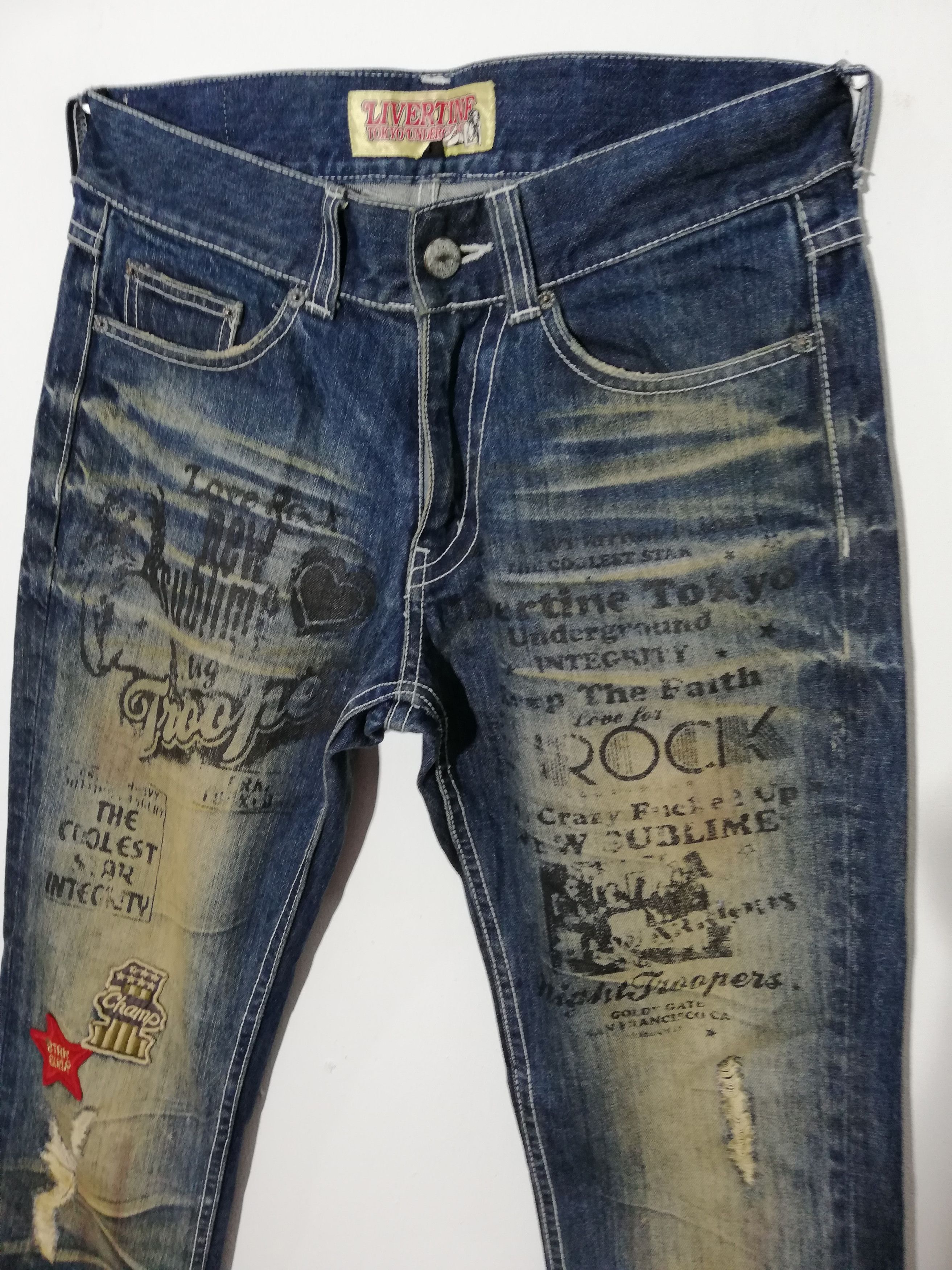 JACKROSE Jack Rose Distressed Denim Size US 32 / EU 48 - 4 Thumbnail