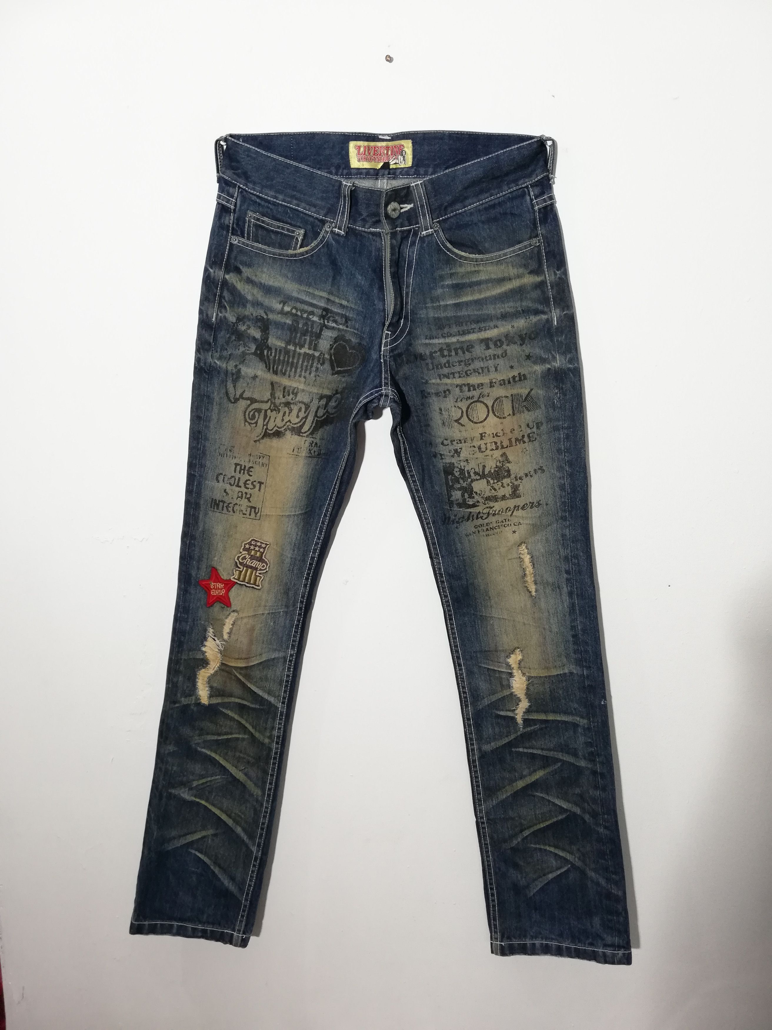 JACKROSE Jack Rose Distressed Denim Size US 32 / EU 48 - 5 Thumbnail