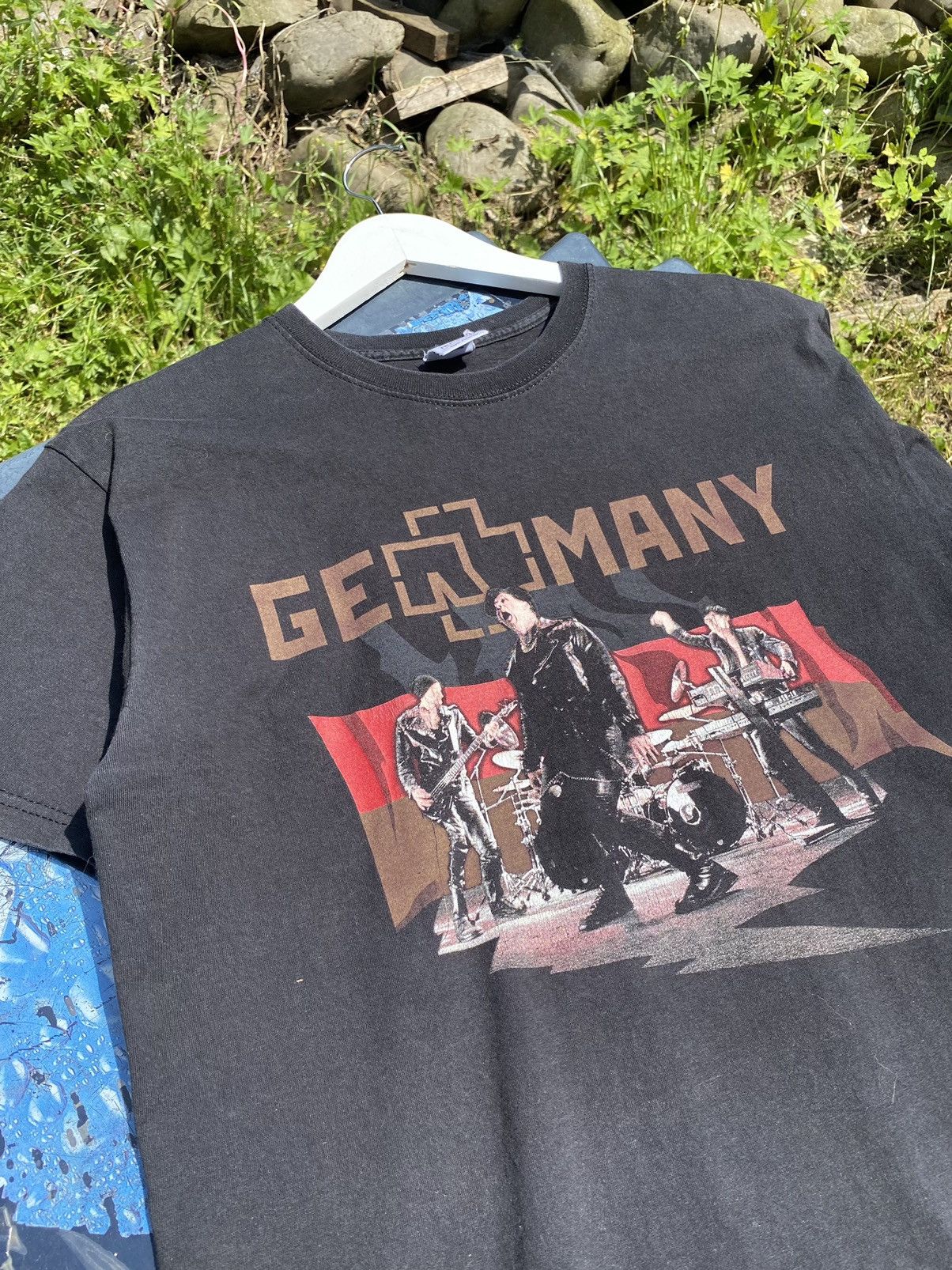 Band Tees Vintage Rammstein GERMANY Promo Heavy Metal Band Tee Size US M / EU 48-50 / 2 - 2 Thumbnail