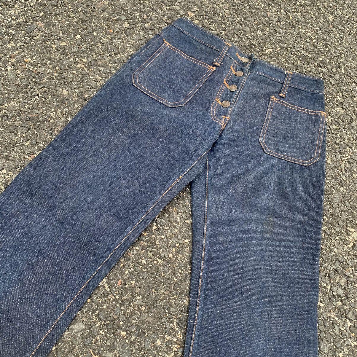 Japanese Brand 💥 STEALS 💥 Japanese Vtg Button Fly Jeans Flare Denim Pants Size US 27 - 4 Thumbnail