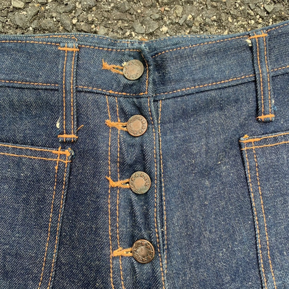 Japanese Brand 💥 STEALS 💥 Japanese Vtg Button Fly Jeans Flare Denim Pants Size US 27 - 6 Thumbnail