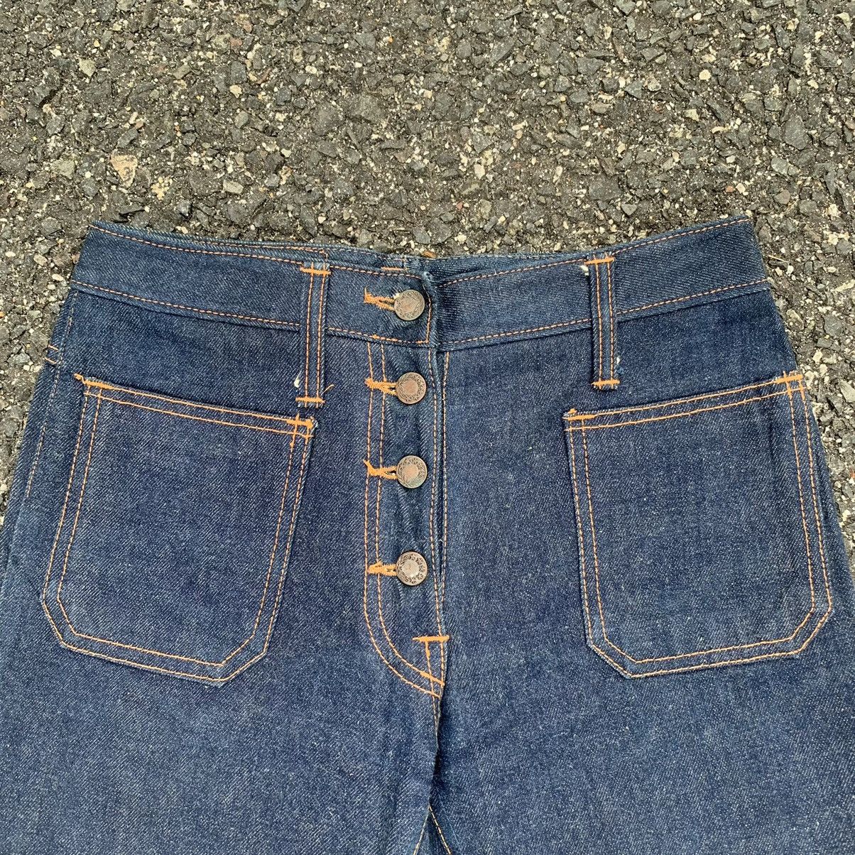 Japanese Brand 💥 STEALS 💥 Japanese Vtg Button Fly Jeans Flare Denim Pants Size US 27 - 5 Thumbnail