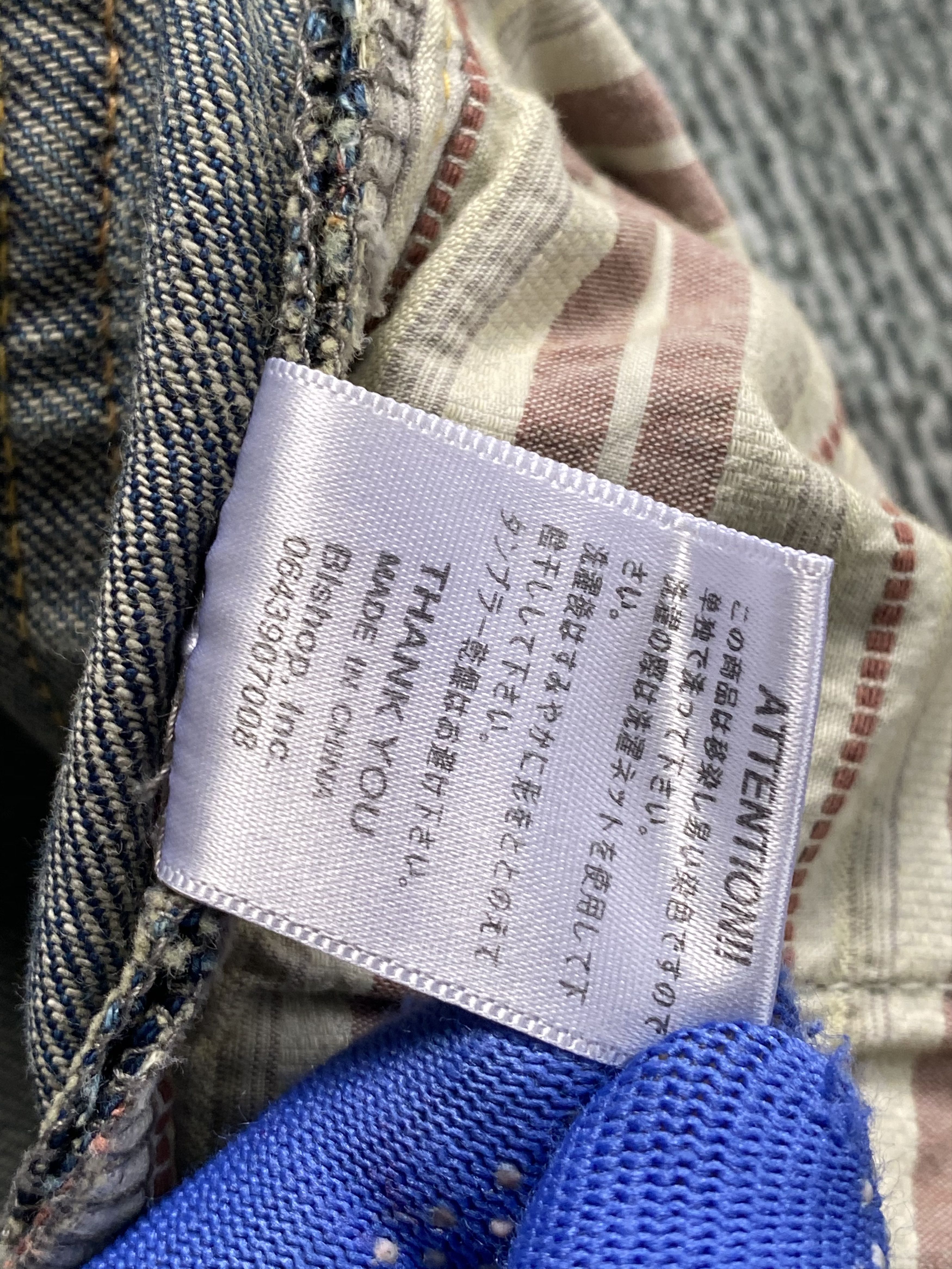 Japanese Brand RARE🔥Beautiful Light Blue Wash Spike Japanese Kelen Denim Size US 34 / EU 50 - 12 Thumbnail