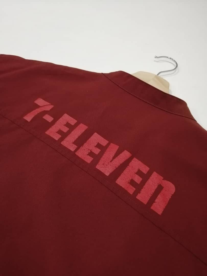 Japanese Brand Vintage 90s 7 Eleven Light Zipper Shirts Size US XXL / EU 58 / 5 - 5 Thumbnail