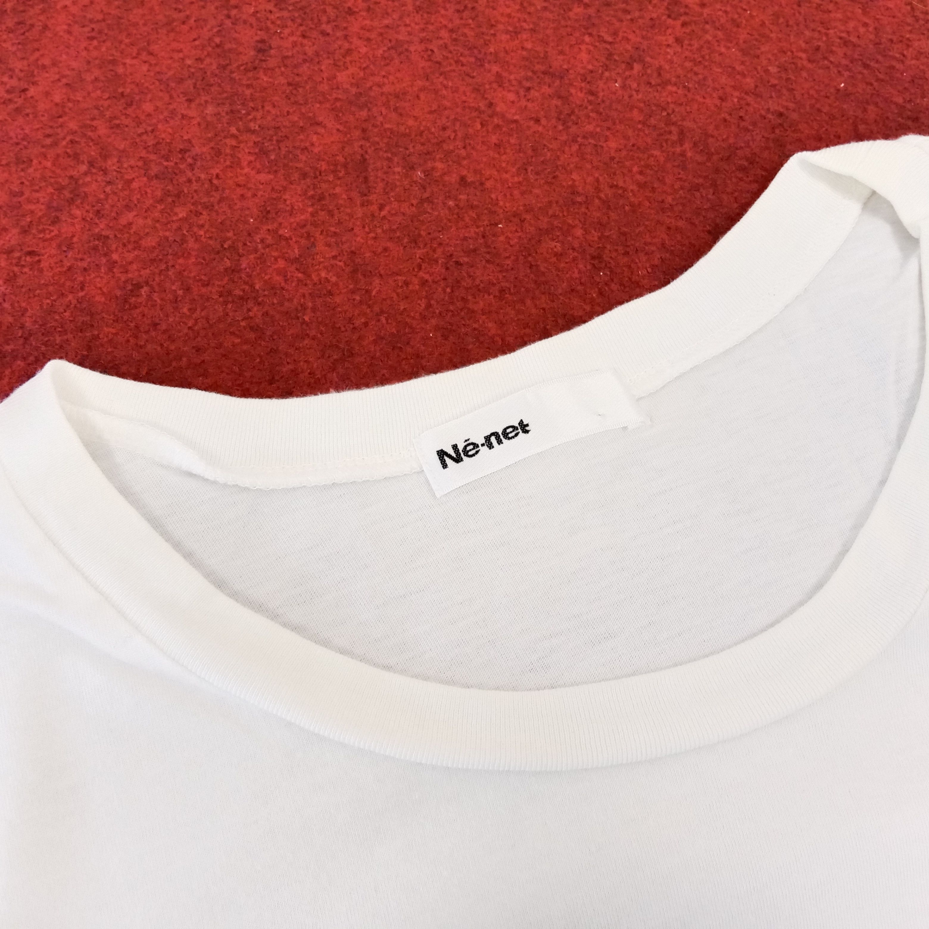 Issey Miyake × Japanese Brand × Ne-Net Ne-Net By Japanese Designer Brand Streetwear Style Tshirt Size S / US 4 / IT 40 - 3 Thumbnail