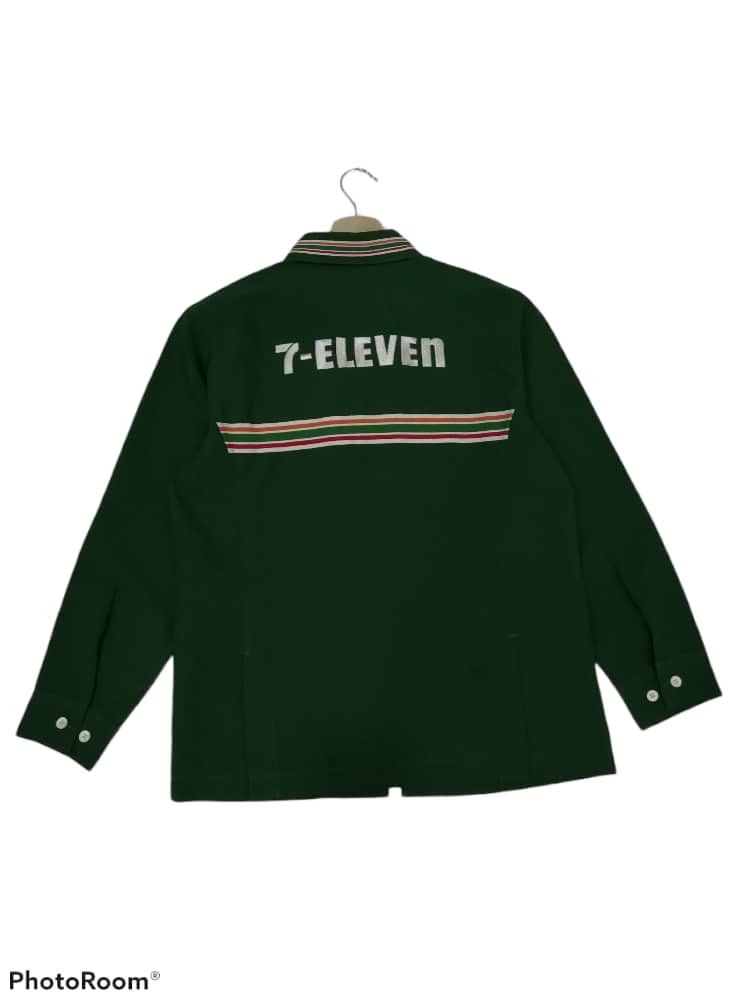 Japanese Brand × Uniform Wares × Vintage Vintage 90s 7 Eleven Light Zipper Worker Jackets Size US S / EU 44-46 / 1 - 2 Thumbnail