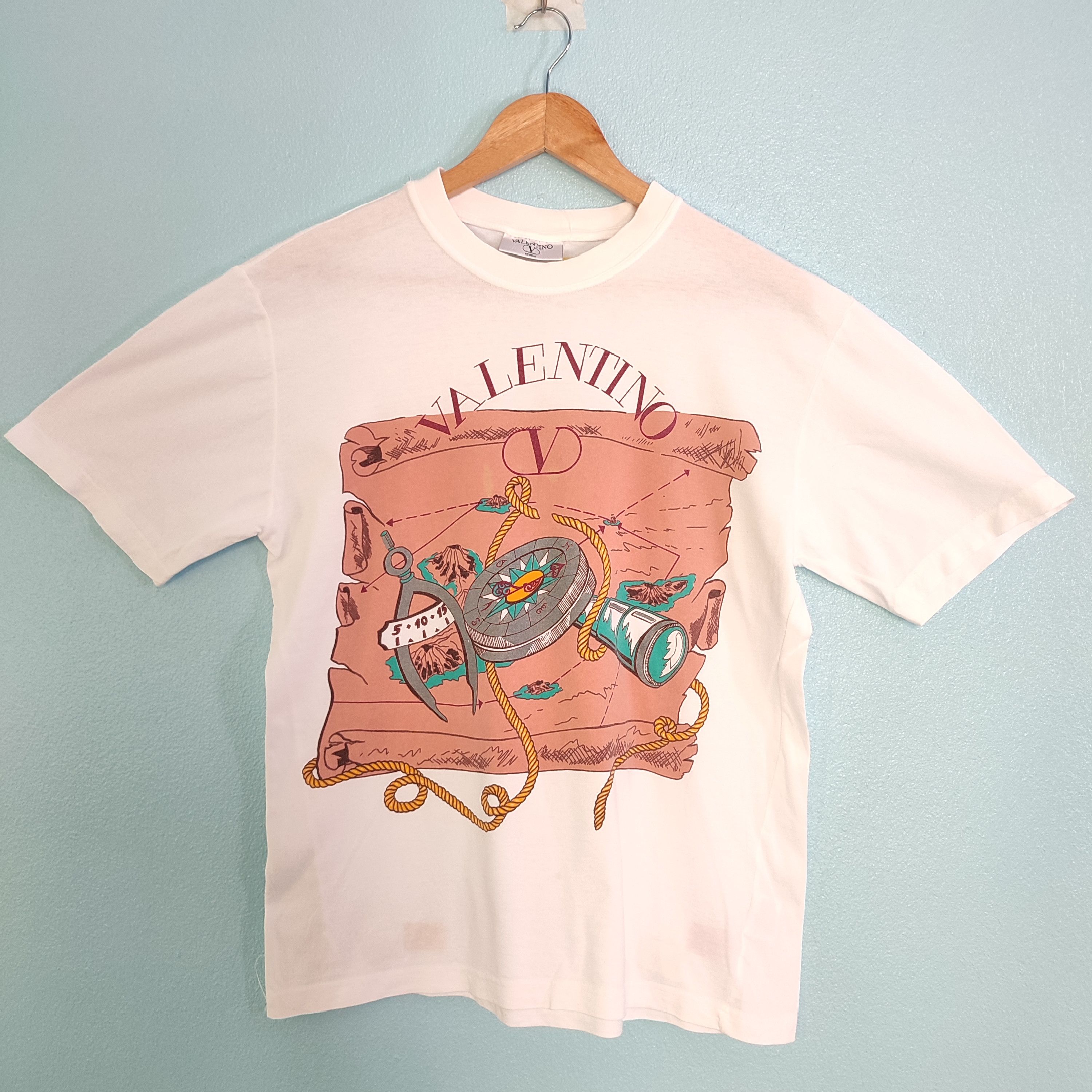 Valentino × Vintage VALENTINO Italian Designers Tshirt Size US M / EU 48-50 / 2 - 1 Thumbnail