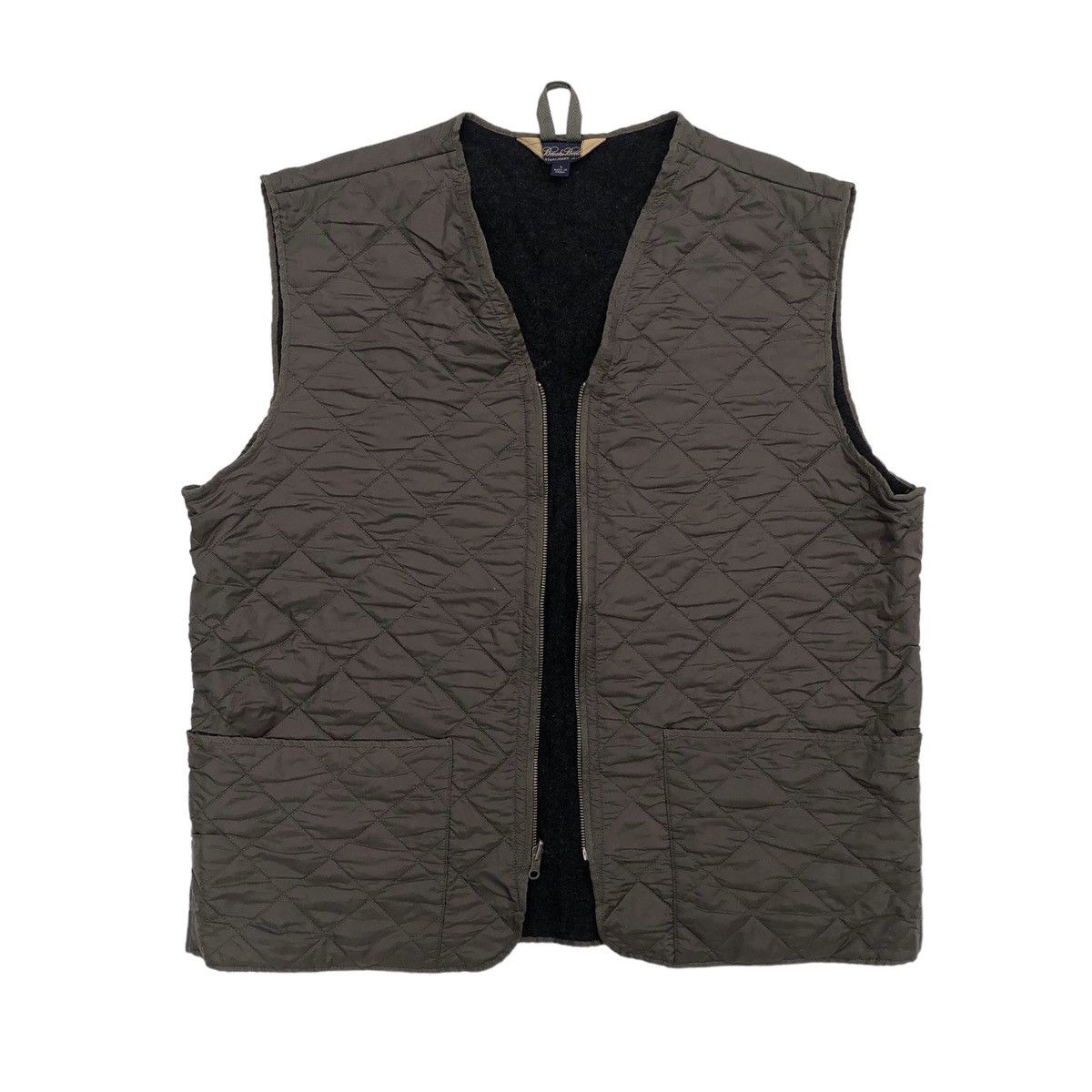 Brooks Brothers Brooks Brothers Quilted Lined Wool Vest Jacket Size US L / EU 52-54 / 3 - 2 Thumbnail