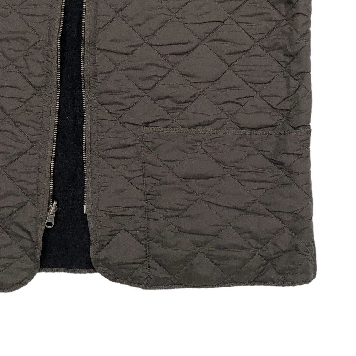Brooks Brothers Brooks Brothers Quilted Lined Wool Vest Jacket Size US L / EU 52-54 / 3 - 5 Thumbnail