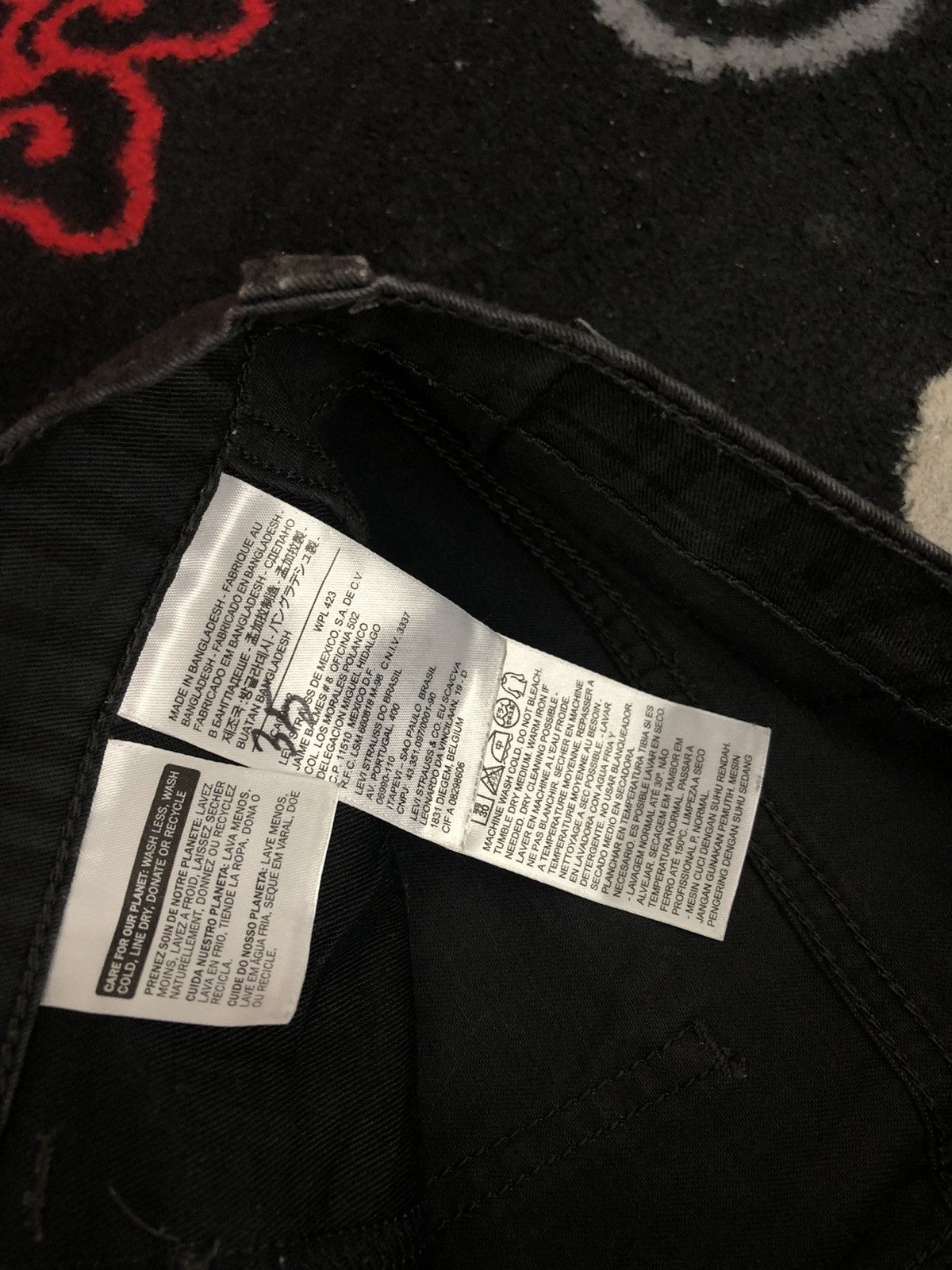 Levi's Levi's Full Print Inspired Comme Des Garcons Denim Size US 30 / EU 46 - 7 Thumbnail