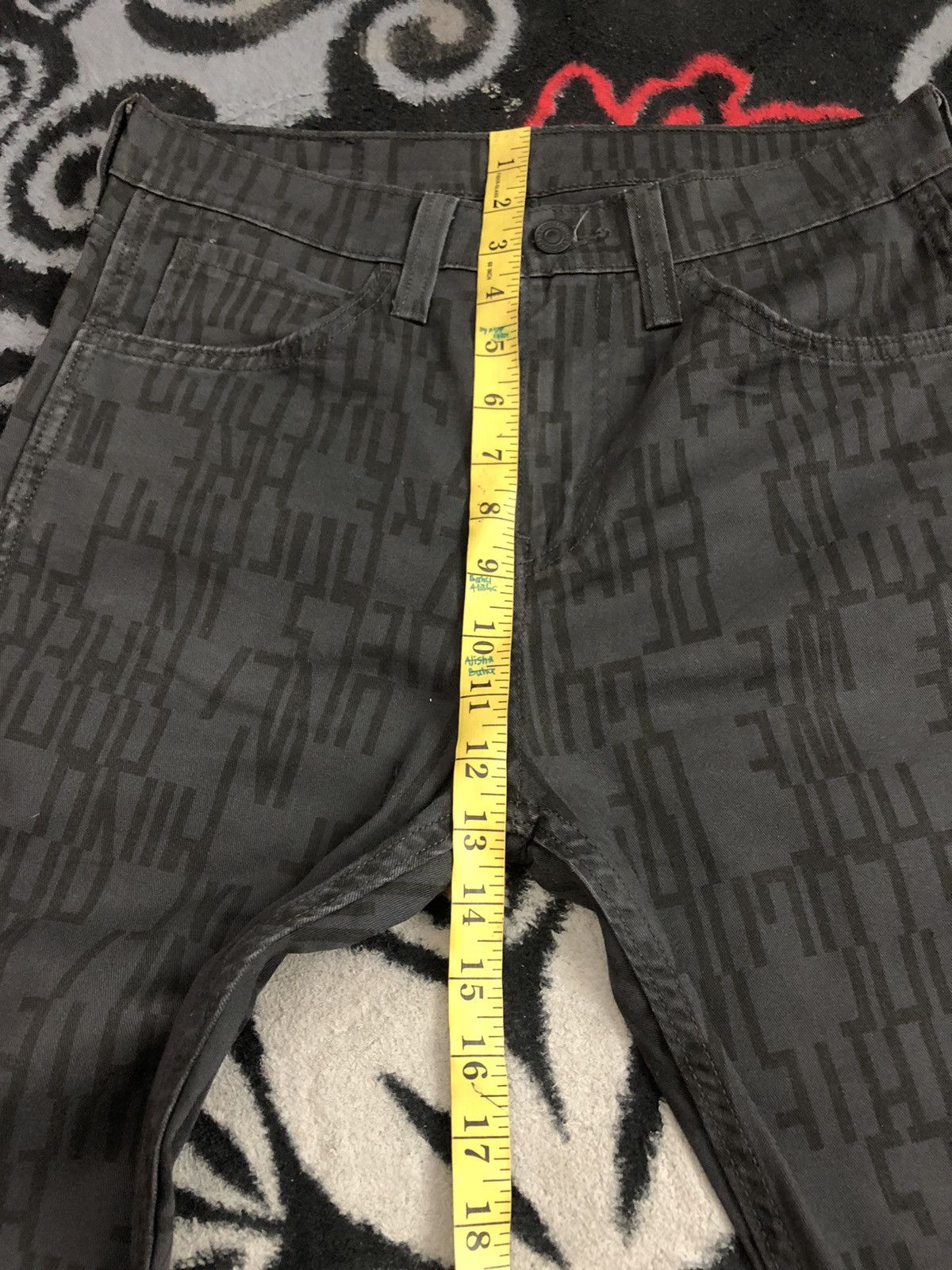 Levi's Levi's Full Print Inspired Comme Des Garcons Denim Size US 30 / EU 46 - 10 Thumbnail