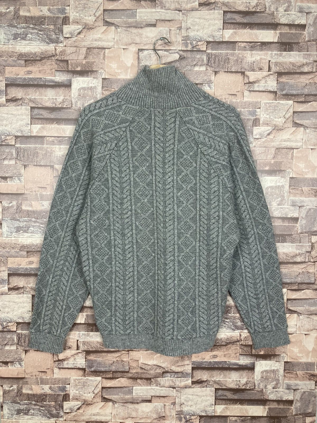 Aran Isles Knitwear zagato milano turtleneck knitwear made in italy #28-3 Size US M / EU 48-50 / 2 - 2 Thumbnail