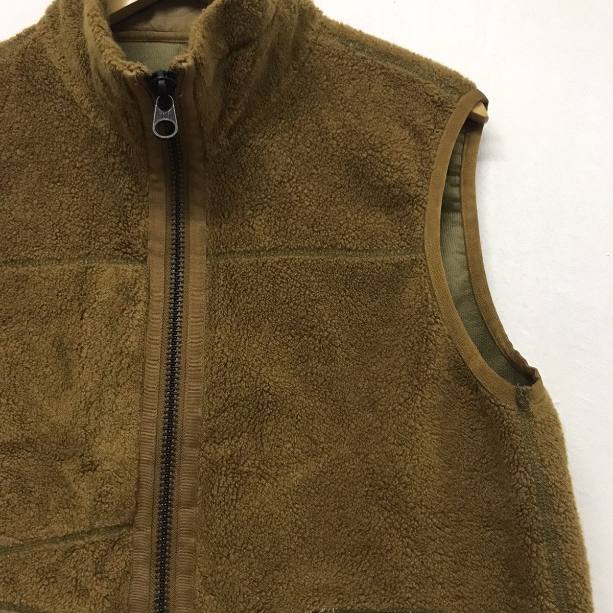 Japanese Brand Vintage Nolleys Military Style Reversible Sherpa Vest Jacket Size US L / EU 52-54 / 3 - 12 Thumbnail