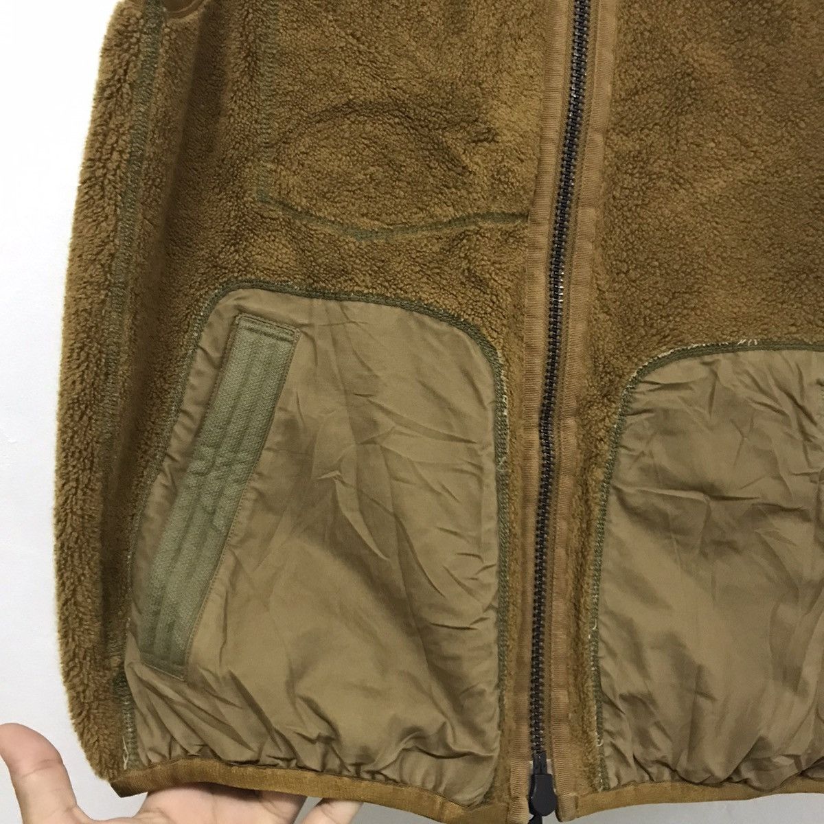 Japanese Brand Vintage Nolleys Military Style Reversible Sherpa Vest Jacket Size US L / EU 52-54 / 3 - 11 Thumbnail
