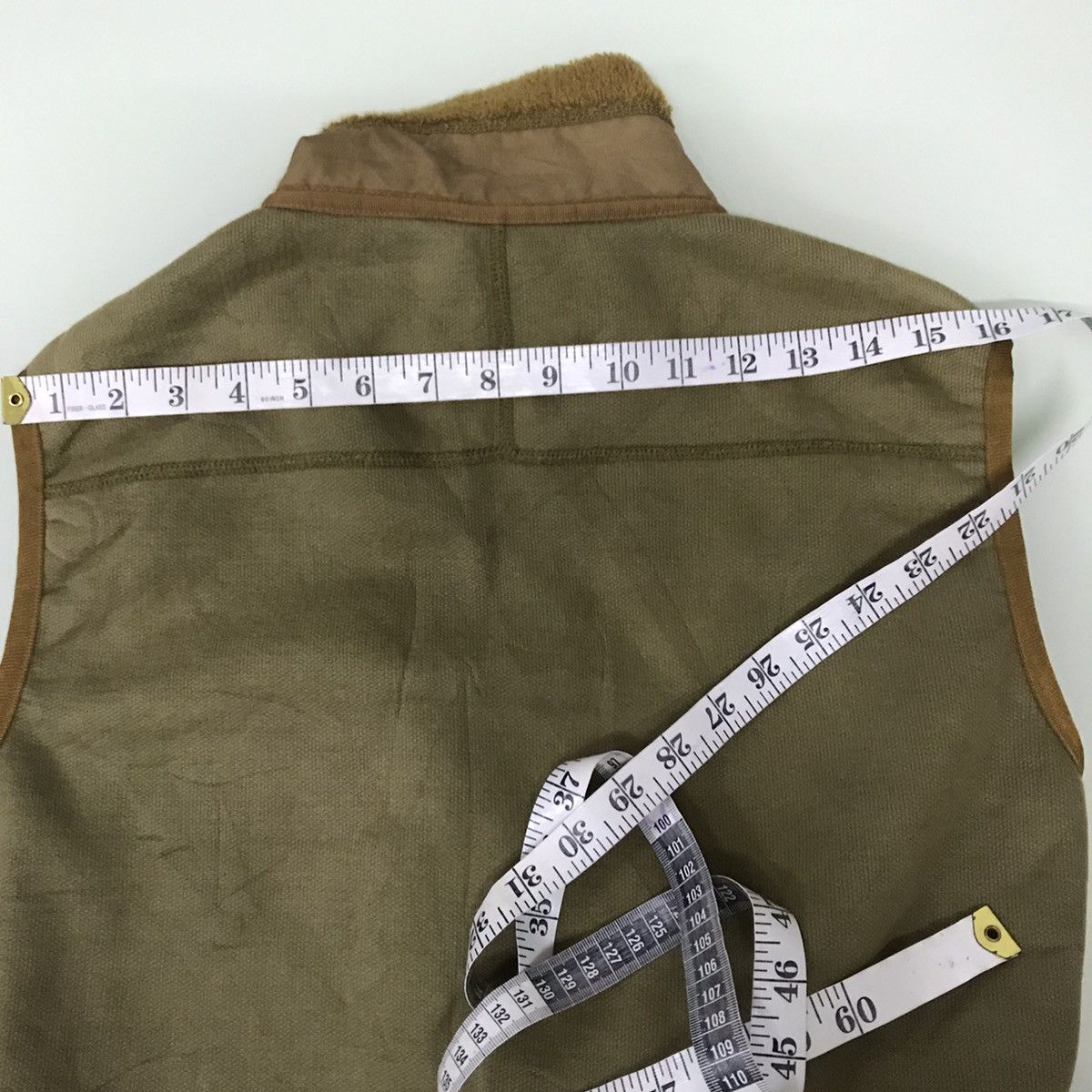 Japanese Brand Vintage Nolleys Military Style Reversible Sherpa Vest Jacket Size US L / EU 52-54 / 3 - 17 Thumbnail