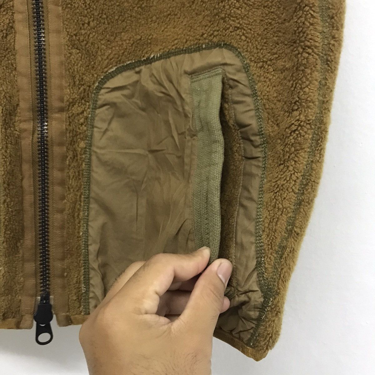 Japanese Brand Vintage Nolleys Military Style Reversible Sherpa Vest Jacket Size US L / EU 52-54 / 3 - 13 Thumbnail